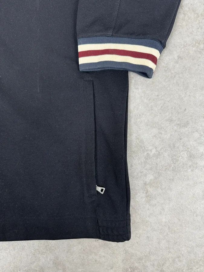Prada 2000s Prada Black Nylon Striped Collar Track Jacket Size US L / EU 52-54 / 3 - 8 Thumbnail