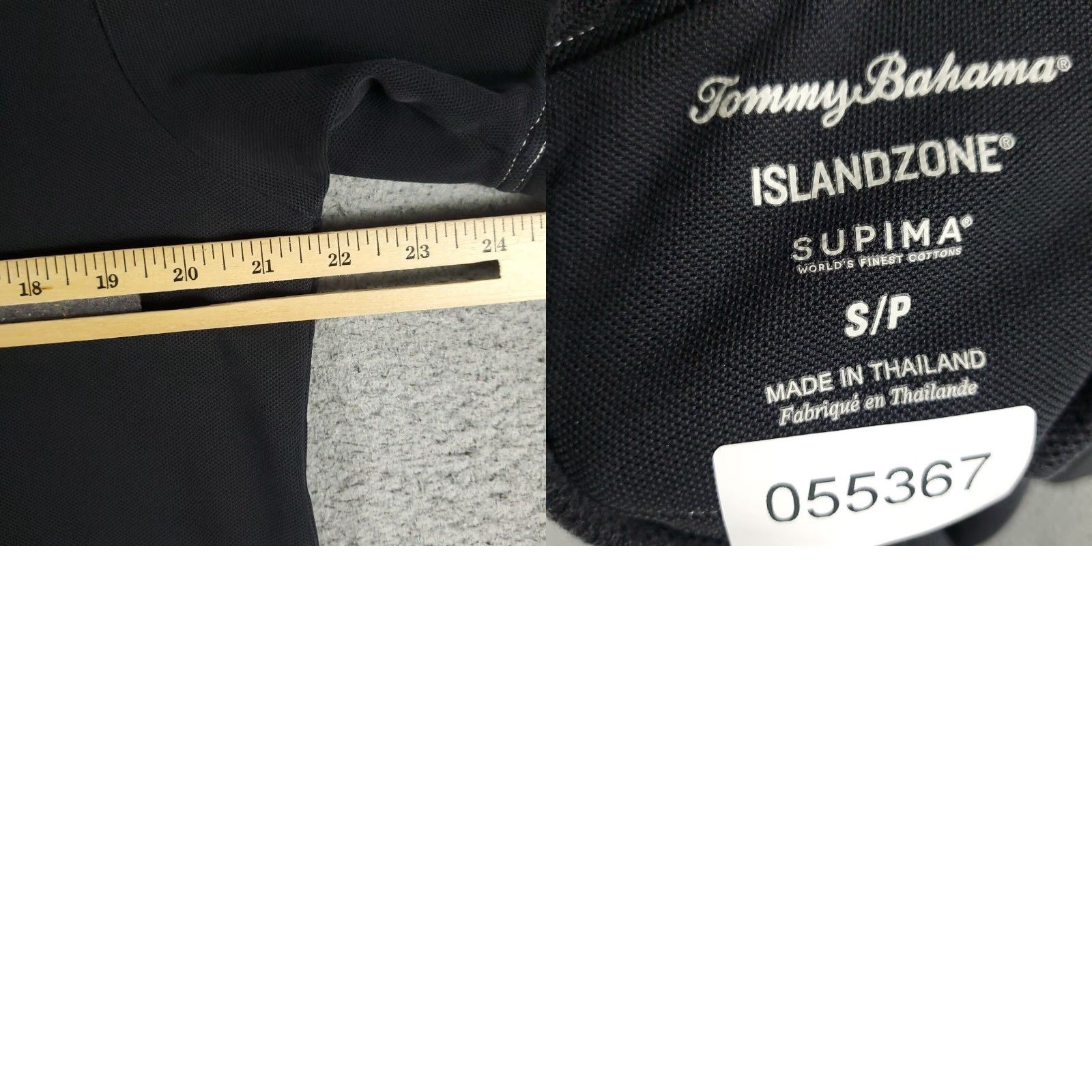 Tommy Bahama VINTAGE Tommy Bahama Polo Shirt Mens Small Black Marlin Casual Short Sleeve Polo Adult Small Black Logo Pockets Mens Size US S / EU 44-46 / 1 - 8 Thumbnail