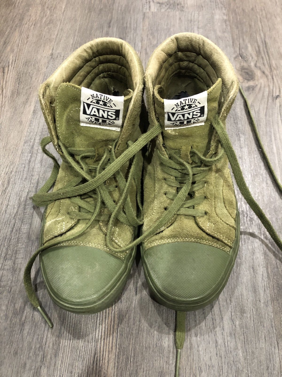 Vans sk8 hi native american hotsell