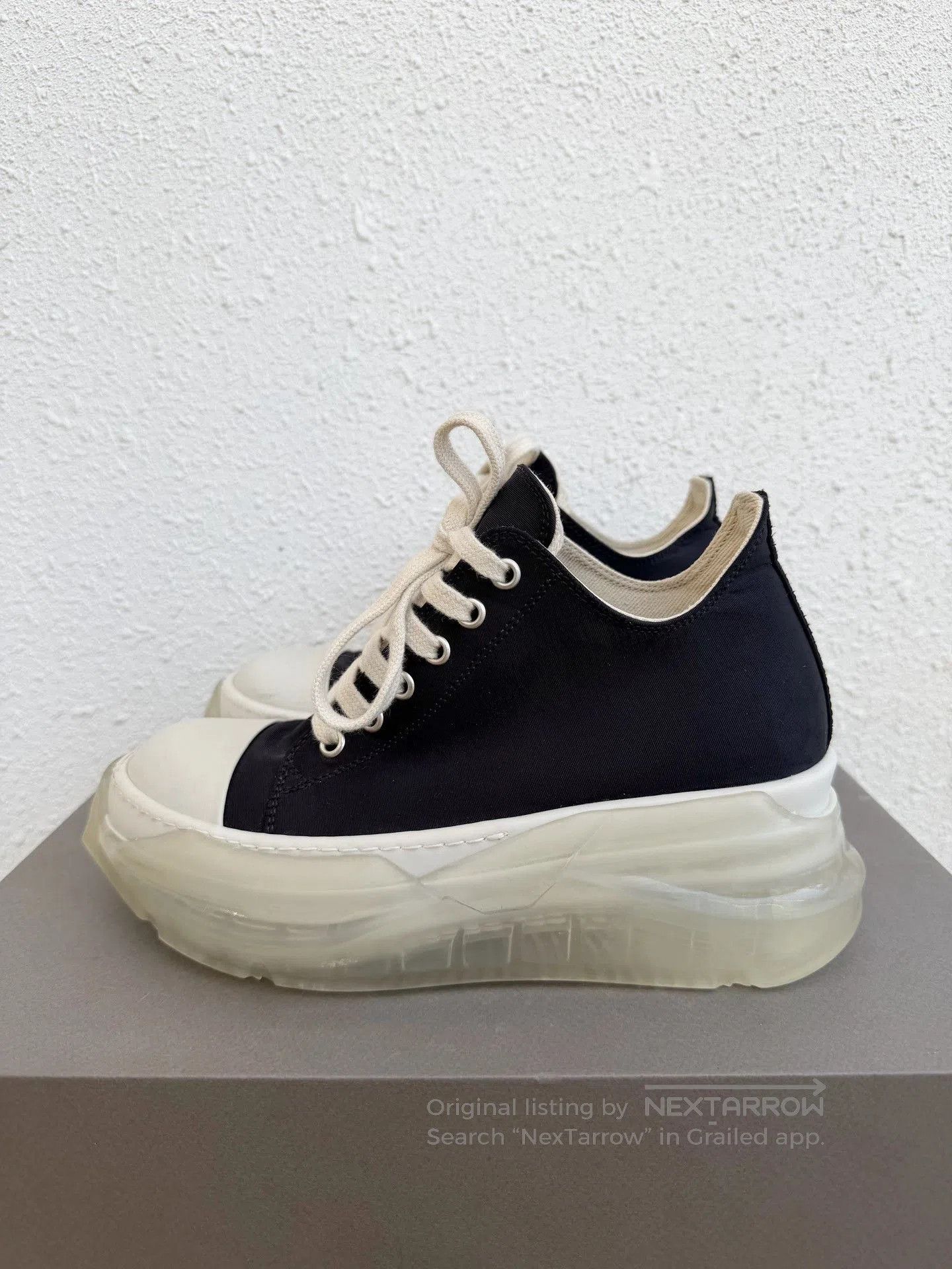 Rick Owens Drkshdw Rick Owens DRKSHDW Thick Sole Sneakers. Size US 4.5 / IT 34.5 - 3 Thumbnail