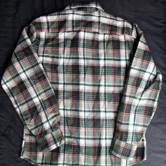 JCPenney Vintage JCPenney Men's Shop Flannel Button Shirt Size US M / EU 48-50 / 2 - 5 Thumbnail