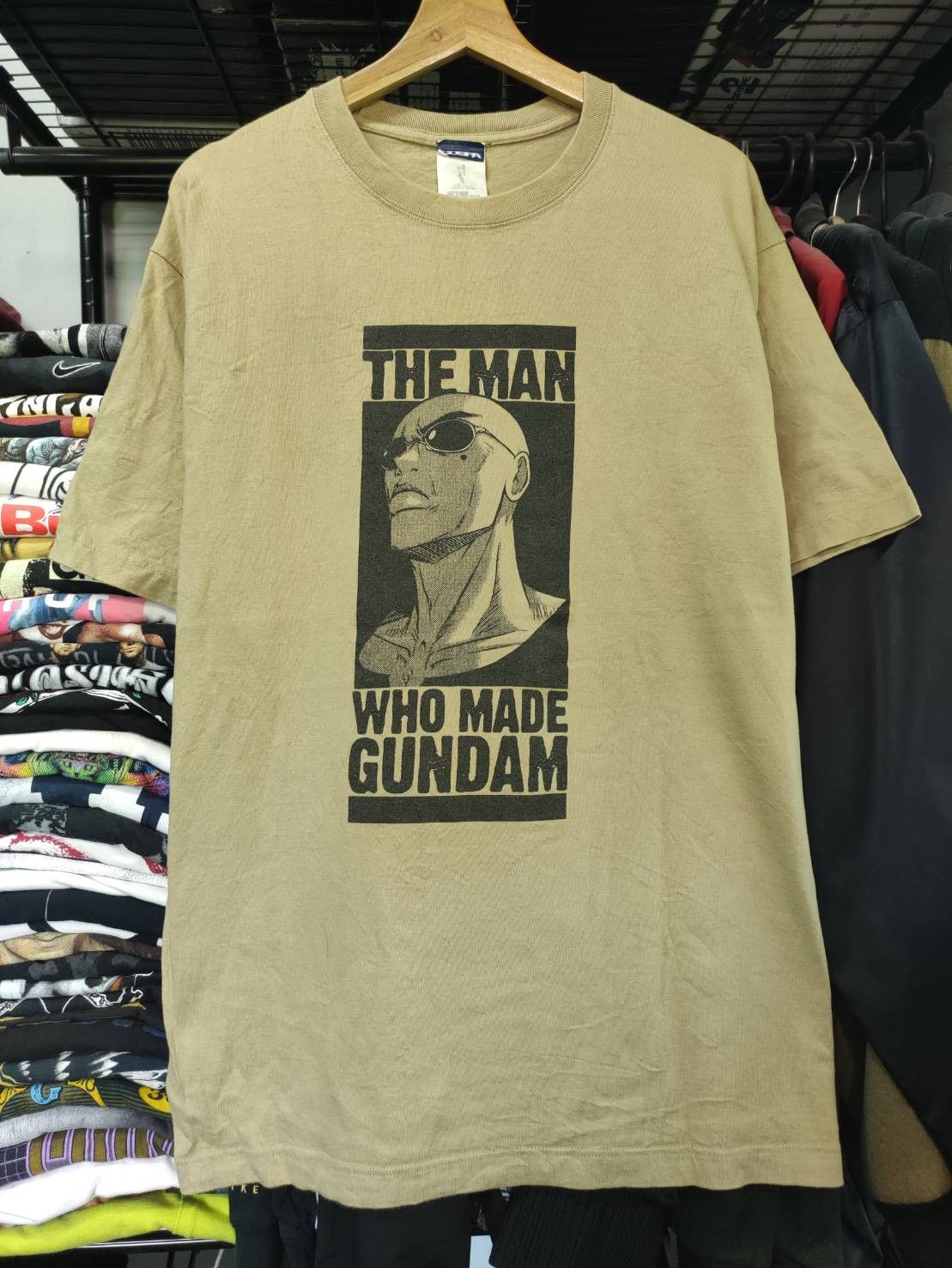 Anime Vtg 00's Cospa " The Man Who Created Gundam " Promo T-Shirt Size US XL / EU 56 / 4 - 2 Thumbnail