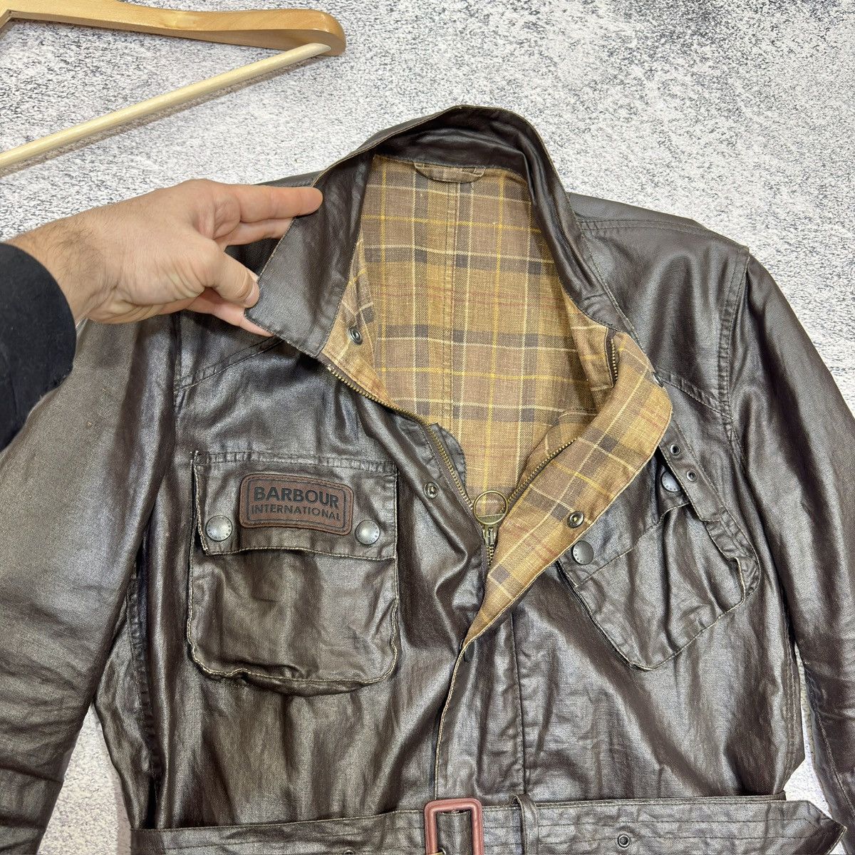 Barbour Barbour International Neander Brown M size Size US M / EU 48-50 / 2 - 8 Thumbnail
