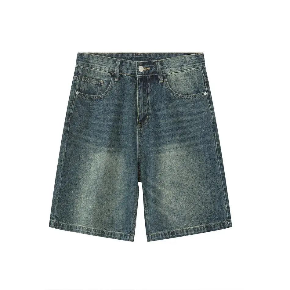 Japanese Brand Retro loose wide leg denim shorts Size US 32 / EU 48 - 4 Thumbnail