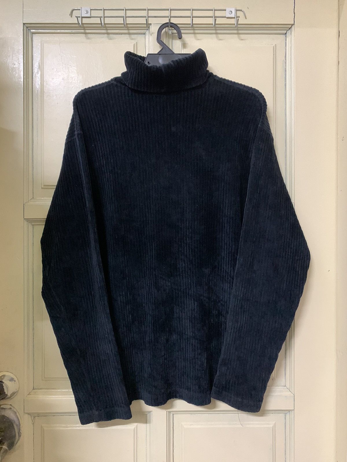 Beams Plus 💥Vintage Beams Corduroy Turtleneck Shirt Size US L / EU 52-54 / 3 - 1 Thumbnail
