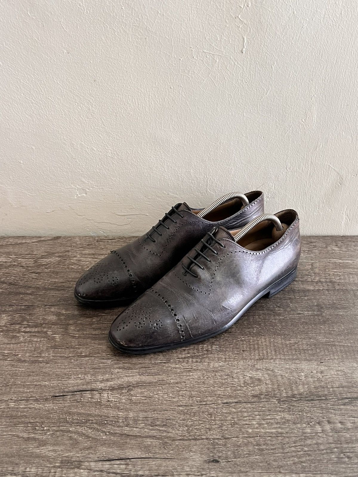 Berluti Berluti Derby Lace-Up leather Shoes Size US 8.5 / EU 41-42 - 1 Thumbnail