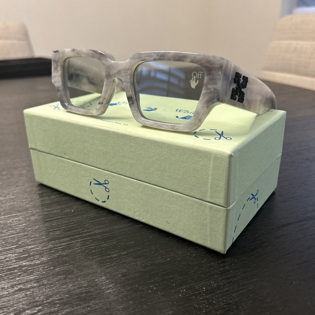 Off-White × Virgil Abloh OFF-WHITE Mari Rectangular Frame 