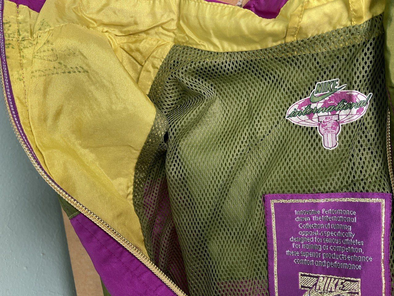Nike Nike tracksuit, neon purple, vintage track suit, jacket L Size US L / EU 52-54 / 3 - 12 Thumbnail