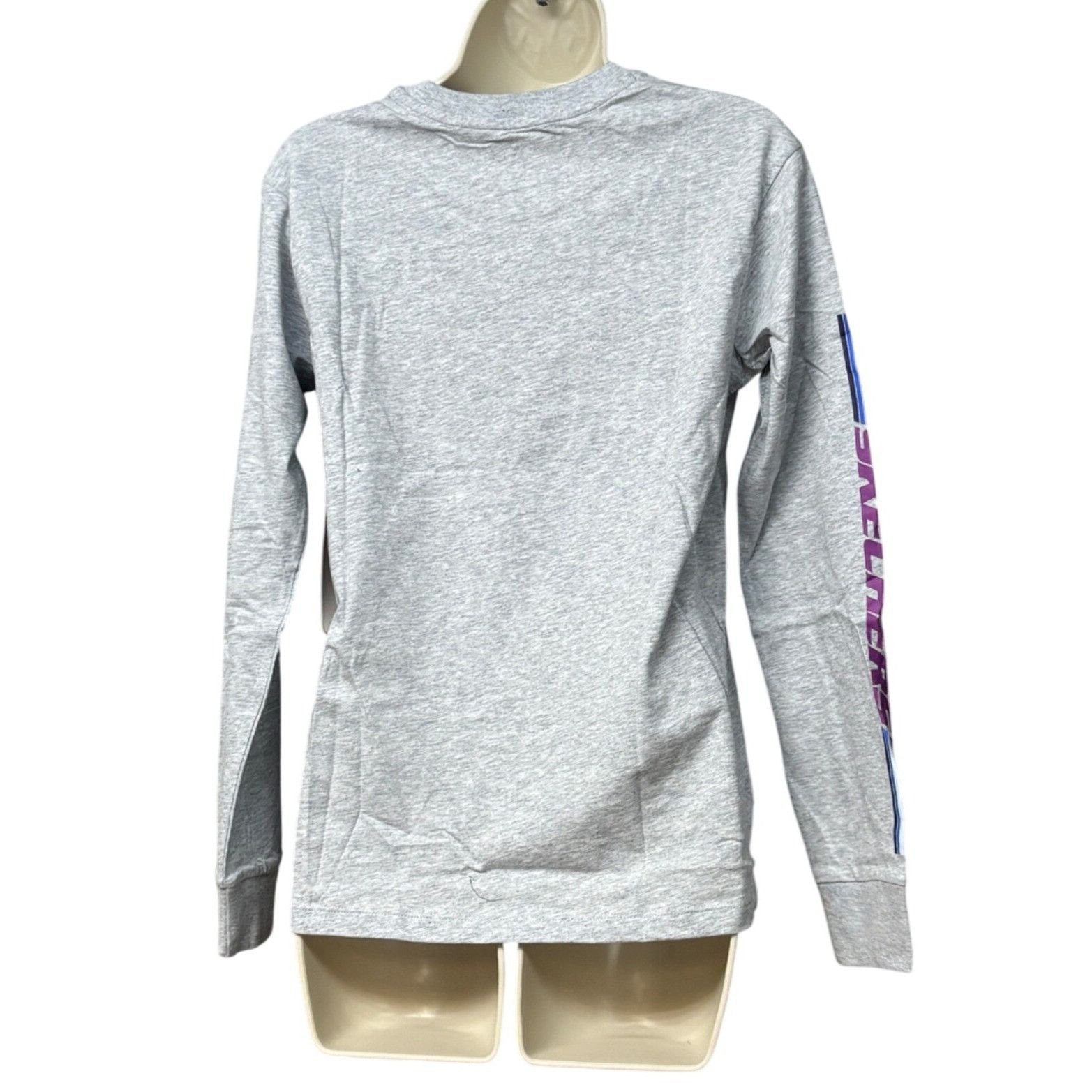 SKECHERS Skechers Women's GOlounge Stacked Long Sleeve Tee, Light Gra Size XS / US 0-2 / IT 36-38 - 4 Thumbnail