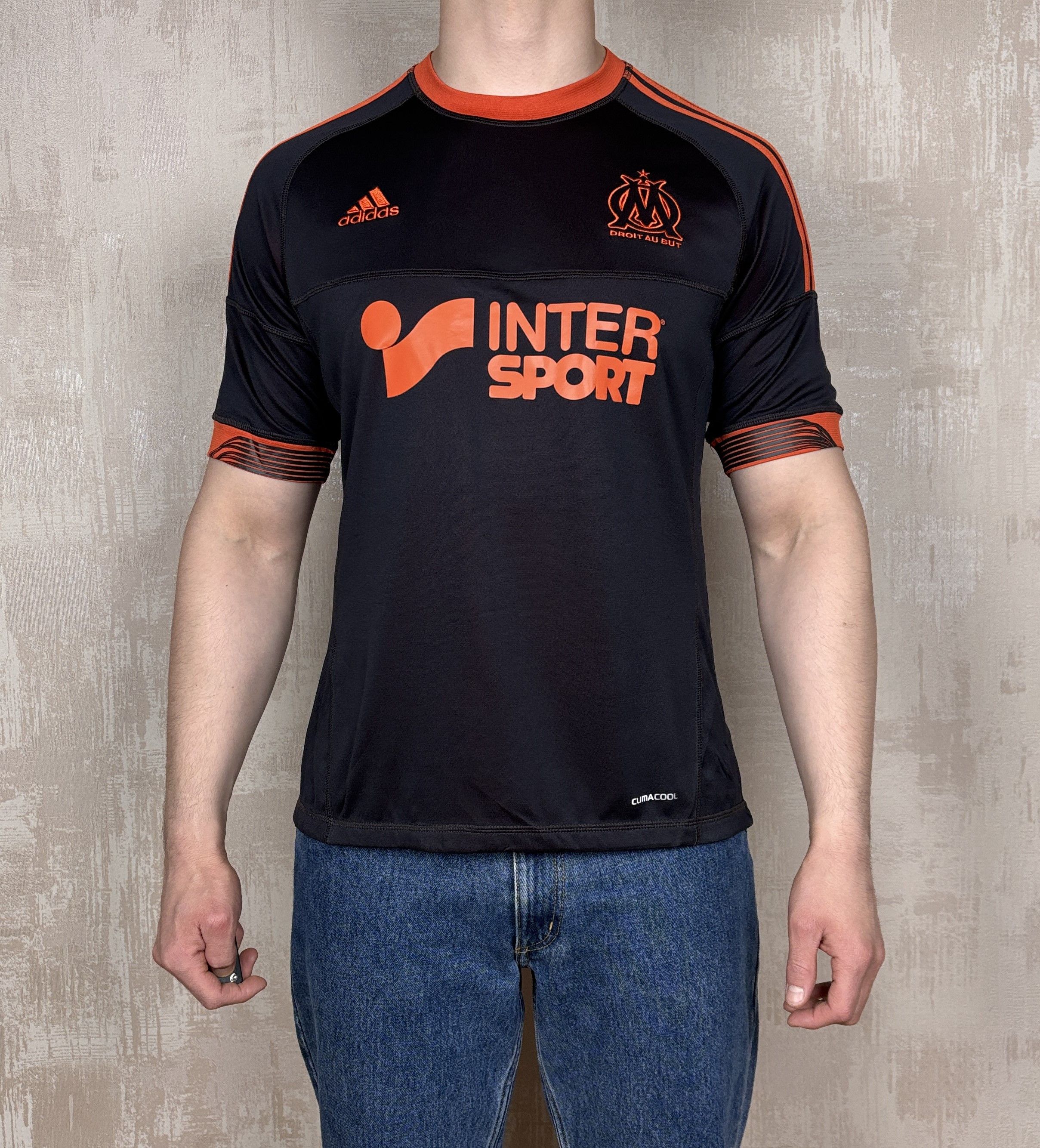 Adidas Olympique Marseille 2012 2013 Third Football Soccer Jersey Size US L / EU 52-54 / 3 - 1 Thumbnail