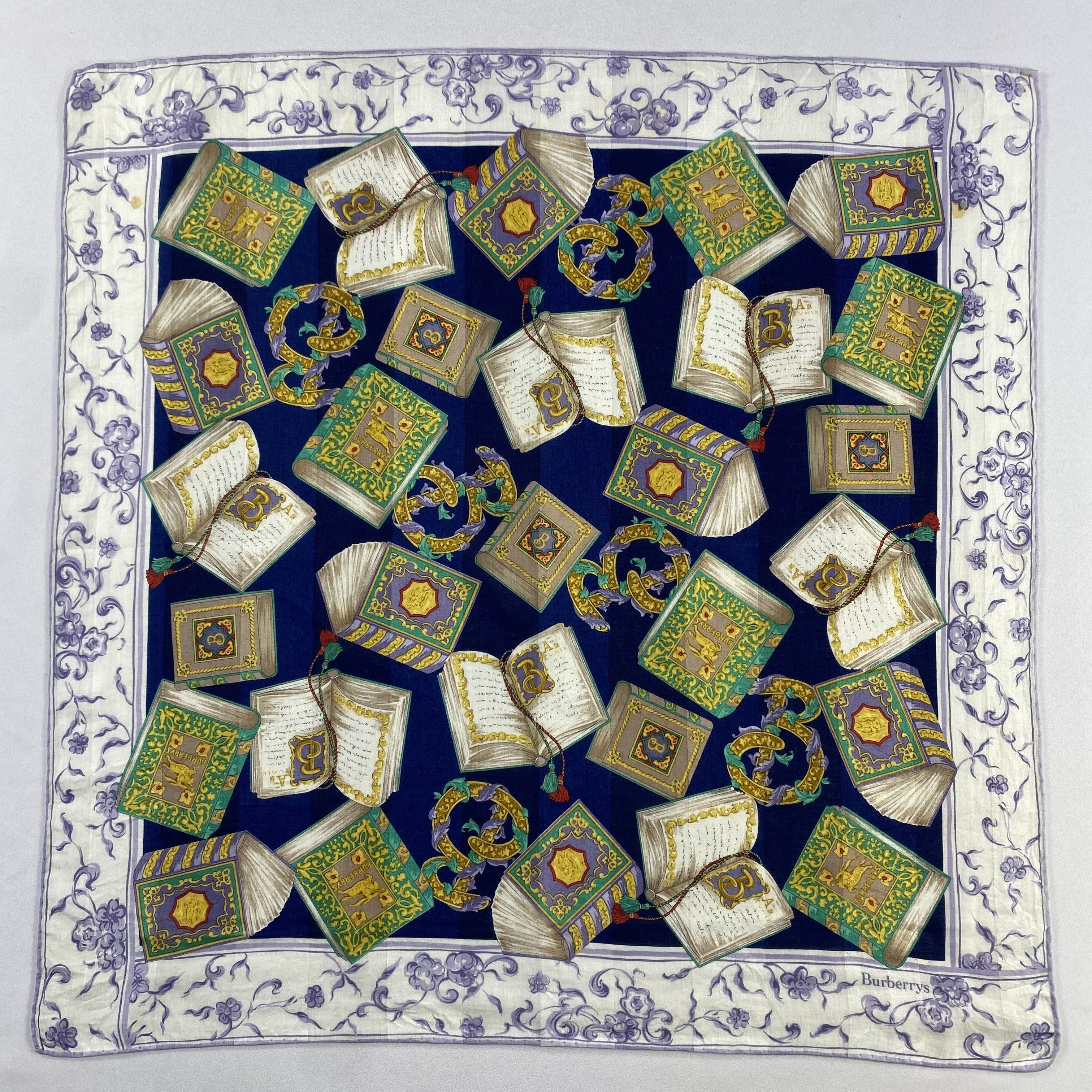 Burberry × Vintage Burberry Handkerchief / Neckerchief / Bandana-P1738 Size ONE SIZE - 1 Thumbnail