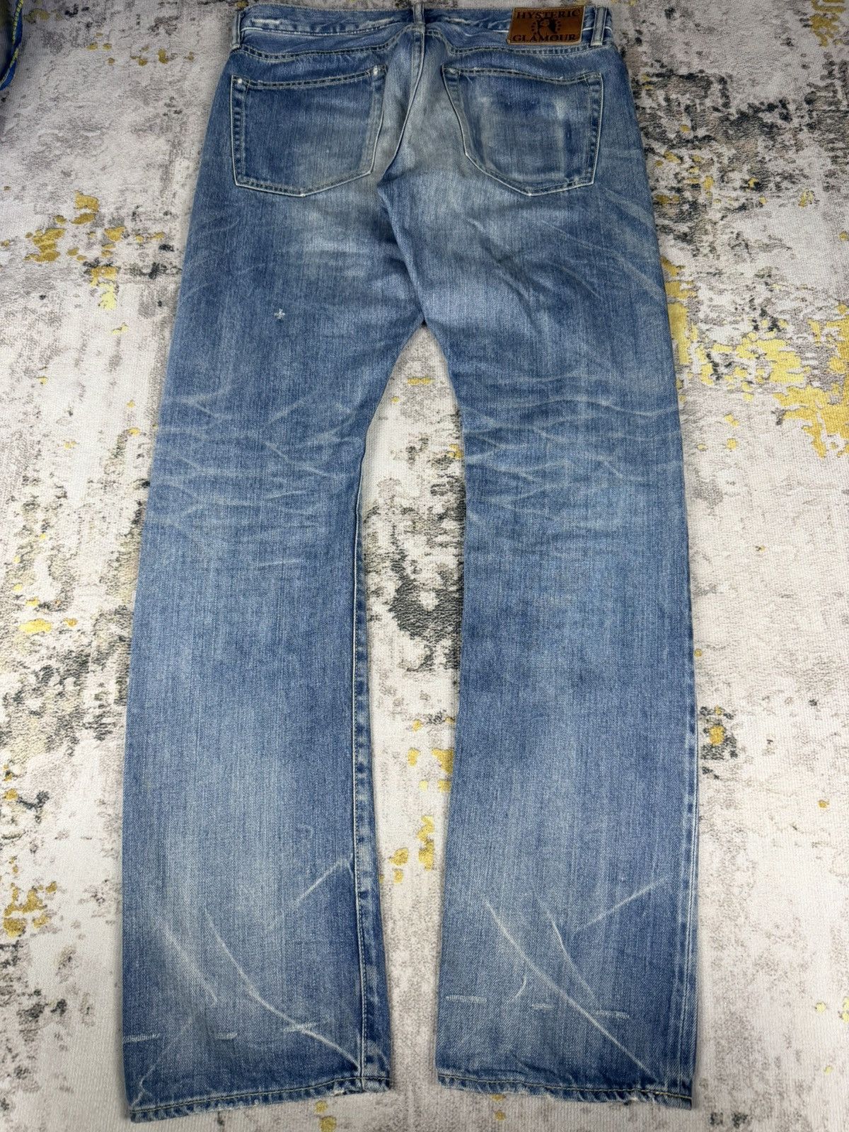 Hysteric Glamour Hysteric Glamour Studded Selvedge Mudwash Jeans Size US 32 / EU 48 - 2 Thumbnail