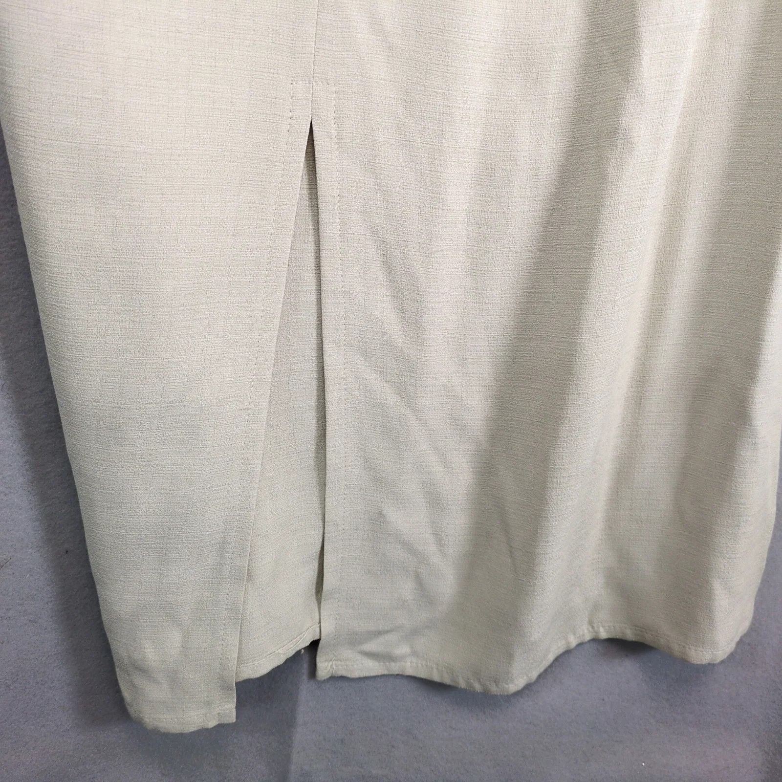 Vintage JBS Ltd Beige Sleeveless A-Line Maxi Dress Sz 14 Made USA Size XL / US 12-14 / IT 48-50 - 7 Thumbnail
