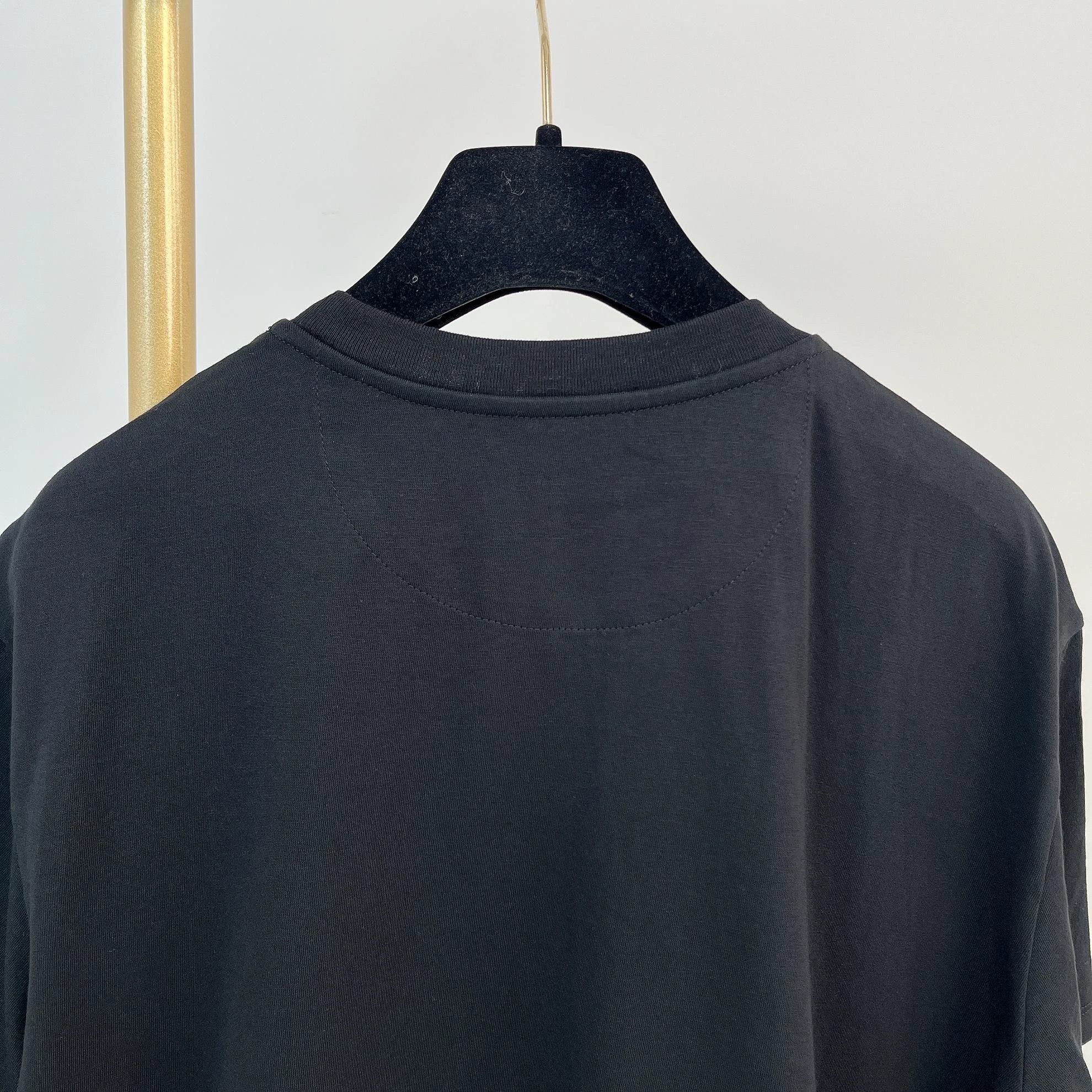 Valentino Valentino Black Logo Print Short Sleeve Tee Size M Size US M / EU 48-50 / 2 - 5 Thumbnail