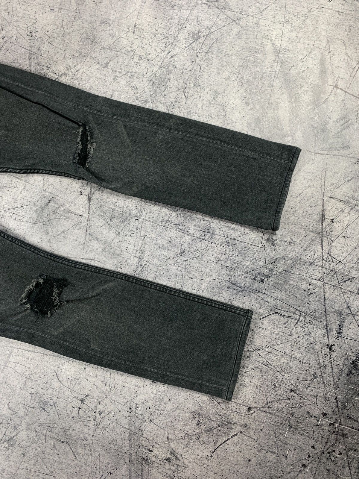 Allsaints AllSaints Cigarette Jeans Distressed Men’s Size W30 Gray Size US 30 / EU 46 - 3 Thumbnail