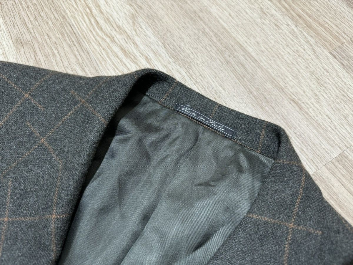 Corneliani × Designer Corneliani plaid wool cashmere blazer 48R Size 48R - 5 Thumbnail