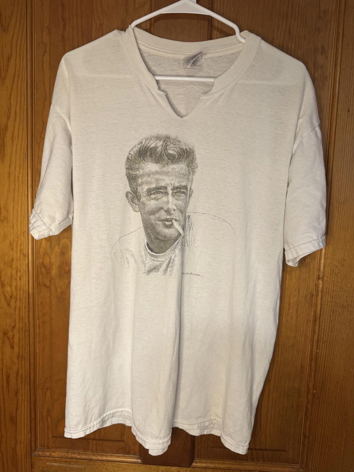 Jerzees Vintage Jerzees Heavyweight Blend White Graphic T-Shirt Size ONE SIZE - 1 Thumbnail