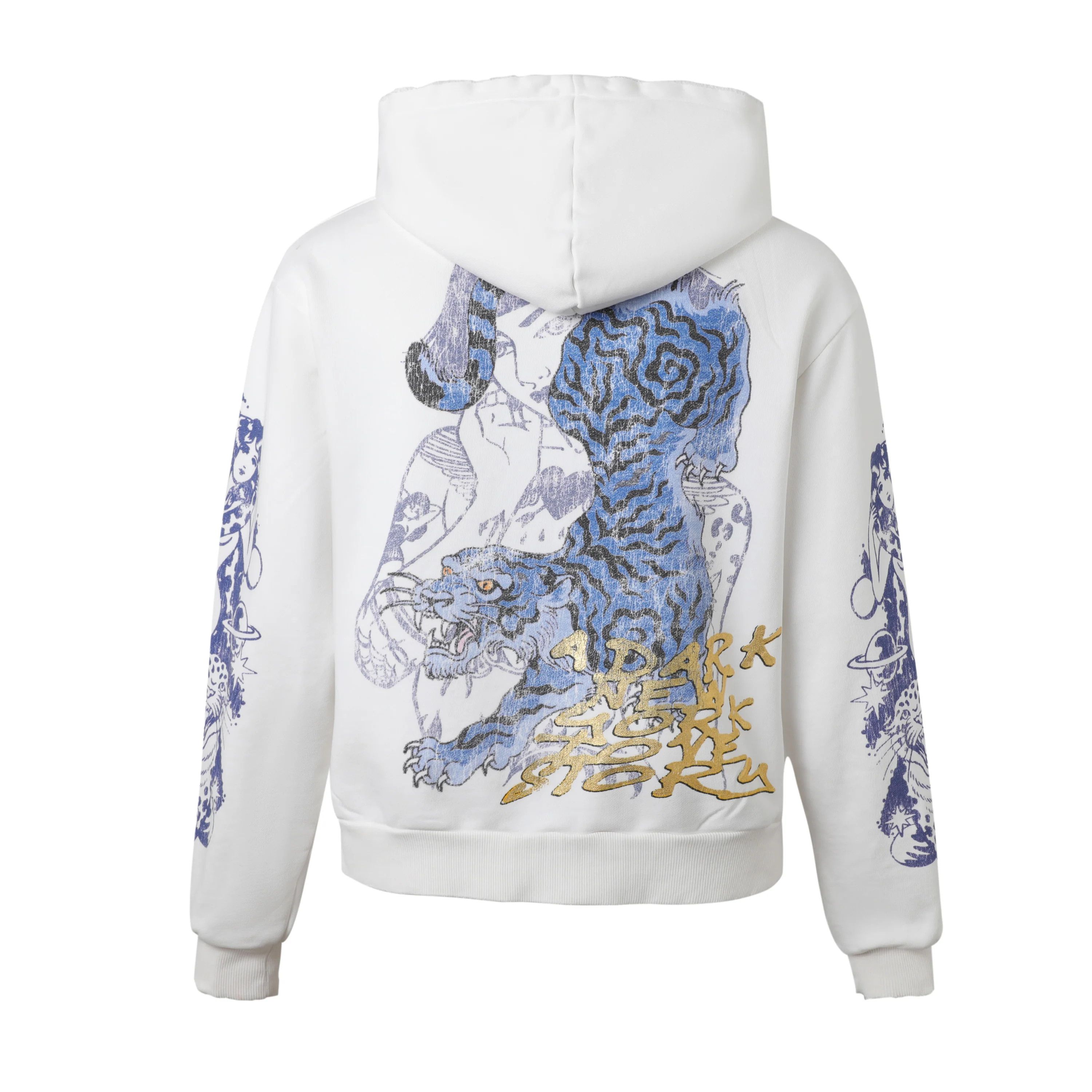 LOST INTRICACY Lost Intricacy 'Twin Tiger' Cream Hoodie Size US M / EU 48-50 / 2 - 2 Thumbnail