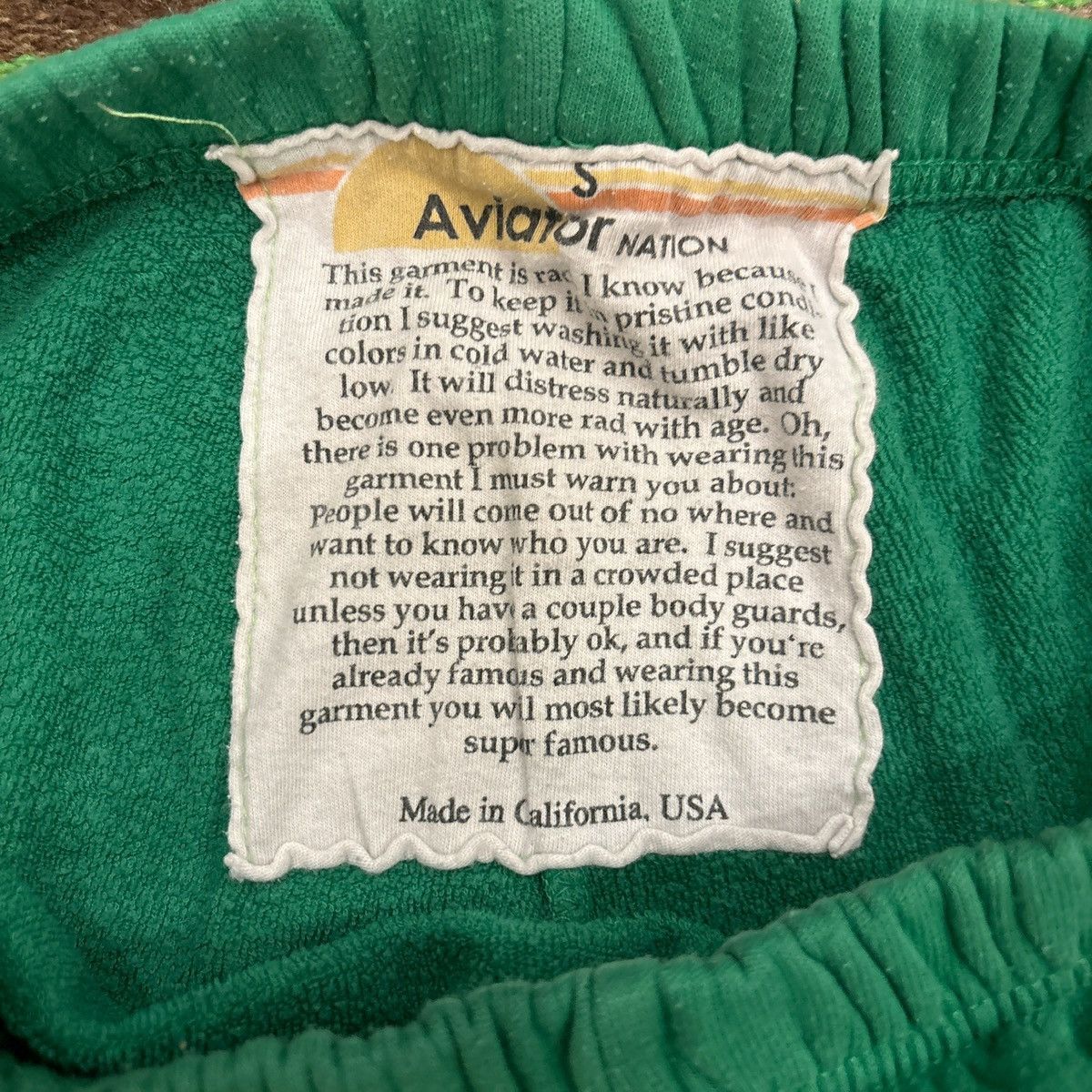 Aviator Nation Green multi colored checkers sweatpants Size 28" / US 6 / IT 42 - 2 Thumbnail