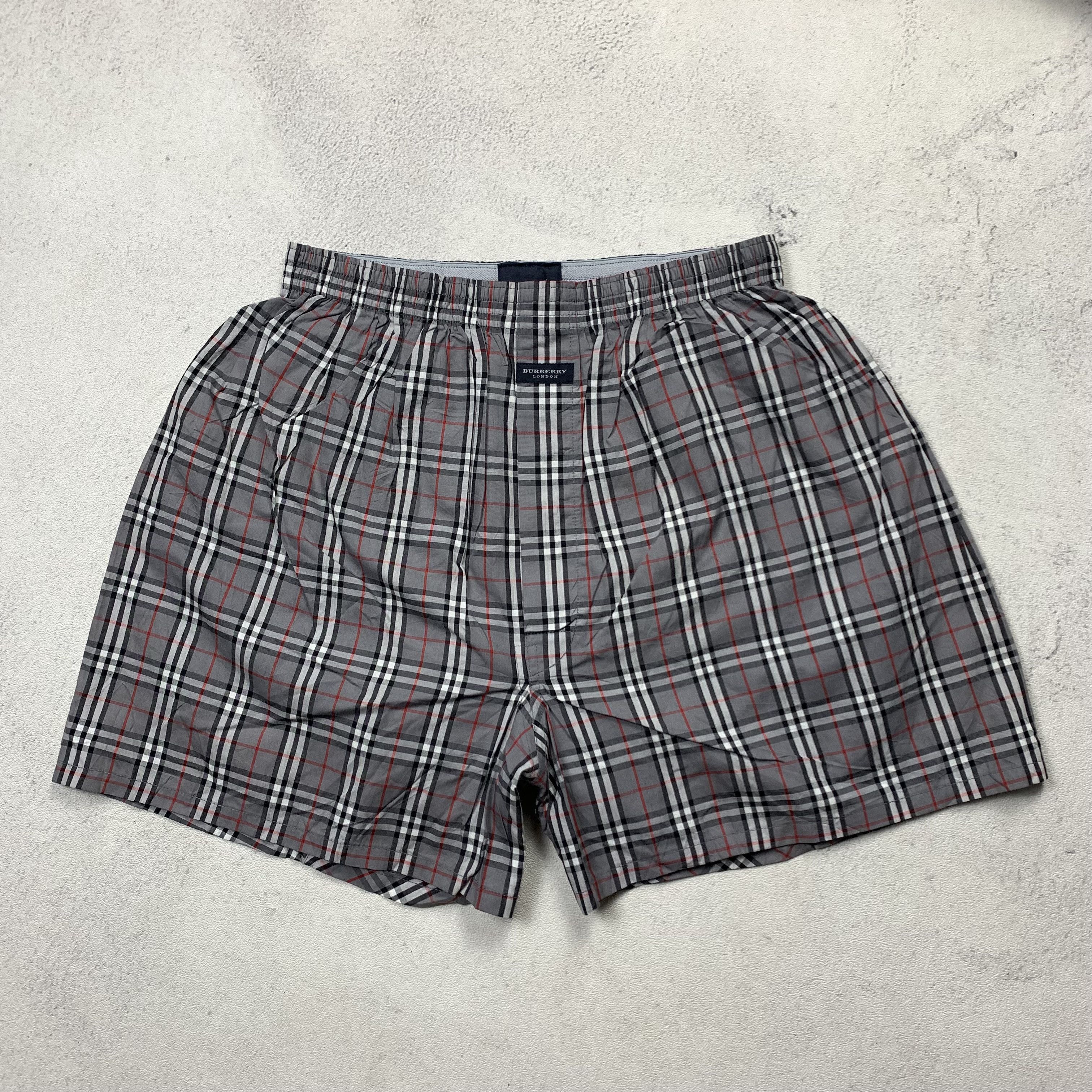 Burberry Vintage Burberry Nova Check Boxer Short Pants Underwear Size US 32 / EU 48 - 1 Thumbnail