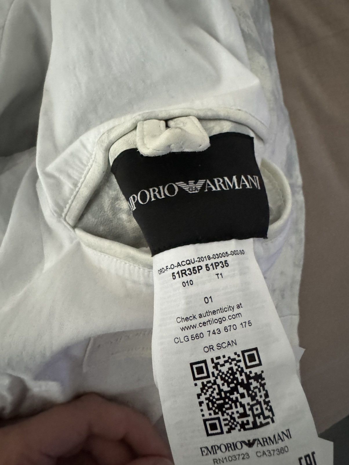 Emporio Armani 1 of 199 Limited leather jacket Size US M / EU 48-50 / 2 - 7 Thumbnail