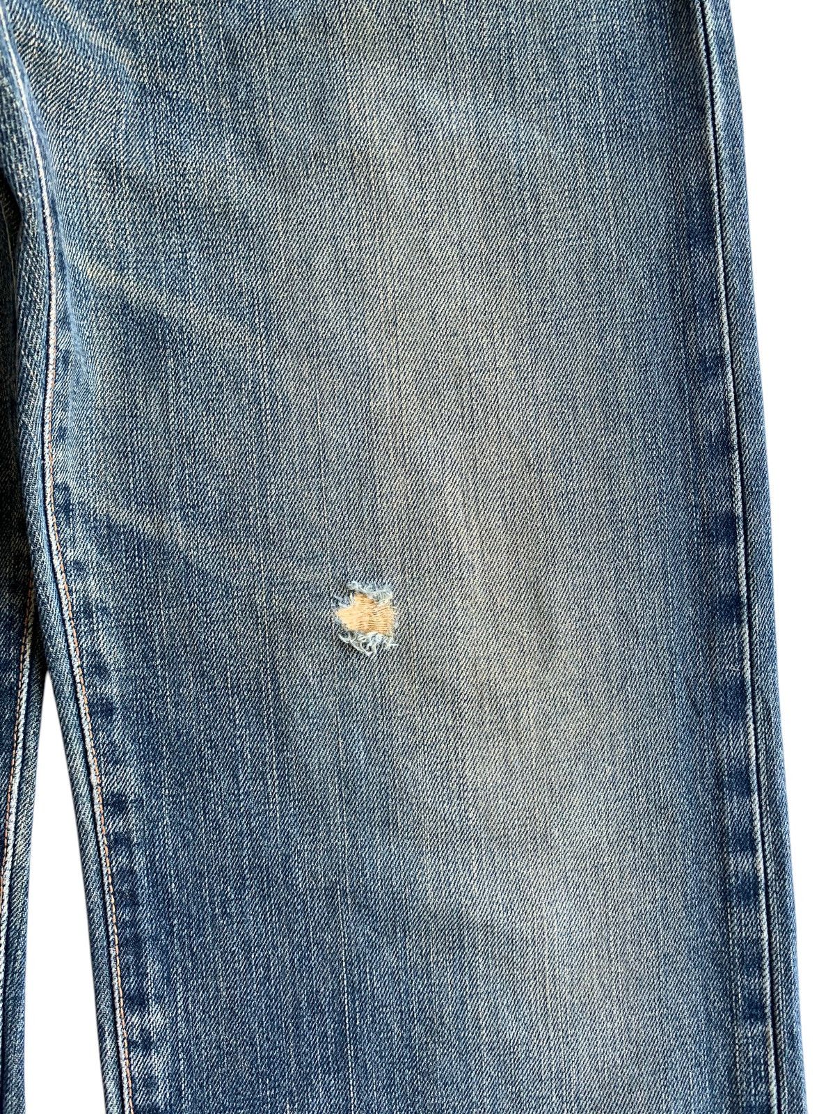 Edwin × Kapital × Vintage VINTAGE EDWIN 505 SELVEDGE RUSTY DISTRESSED DENIM Size US 30 / EU 46 - 16 Thumbnail