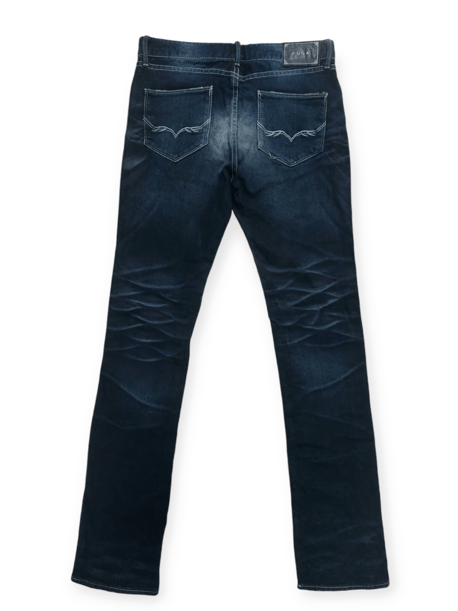 GOSTAR DE FUGA × Japanese Brand × Vintage FUGA Spiral Distressed Denim Size US 32 / EU 48 - 3 Thumbnail