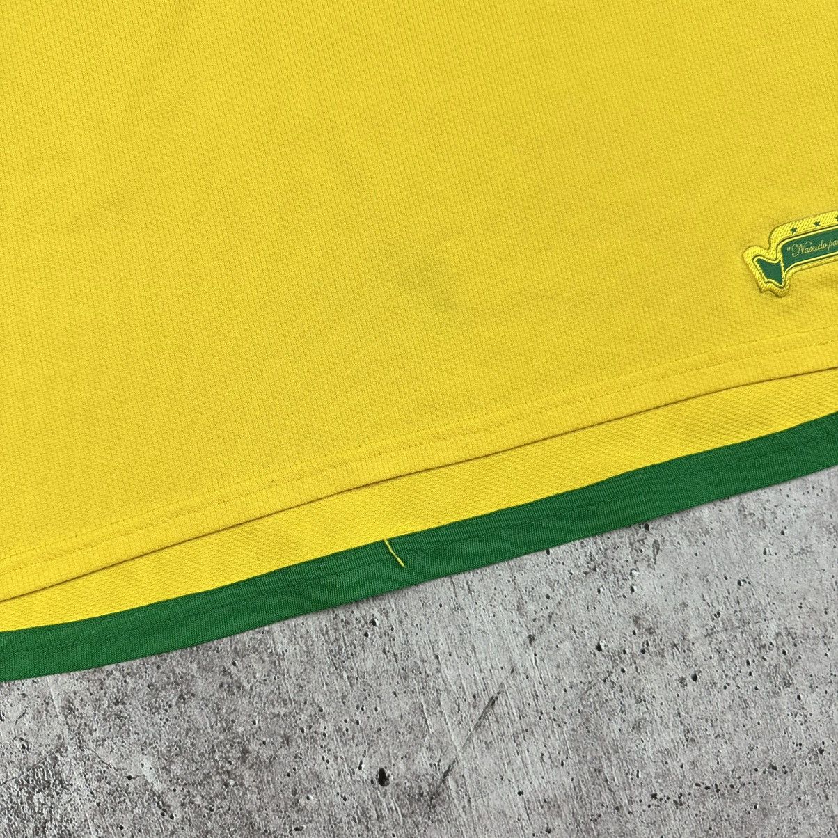Nike 2006 Nike Brazil National Team Vintage Soccer Jersey Size US XXL / EU 58 / 5 - 7 Thumbnail