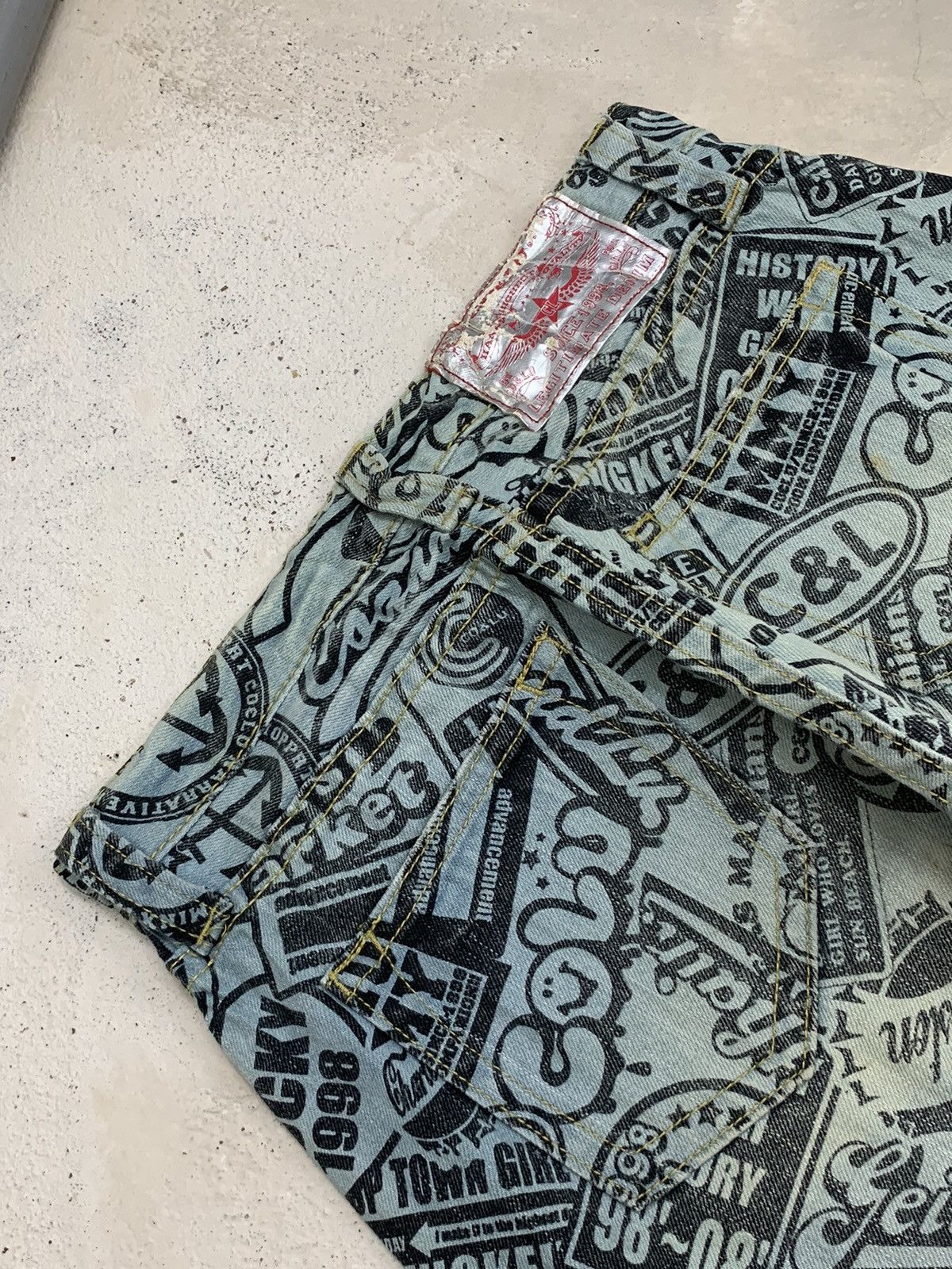Hysteric Glamour Co Lu Overprint Denim Japanese Hysteric Glamour Style Size US 29 - 9 Thumbnail