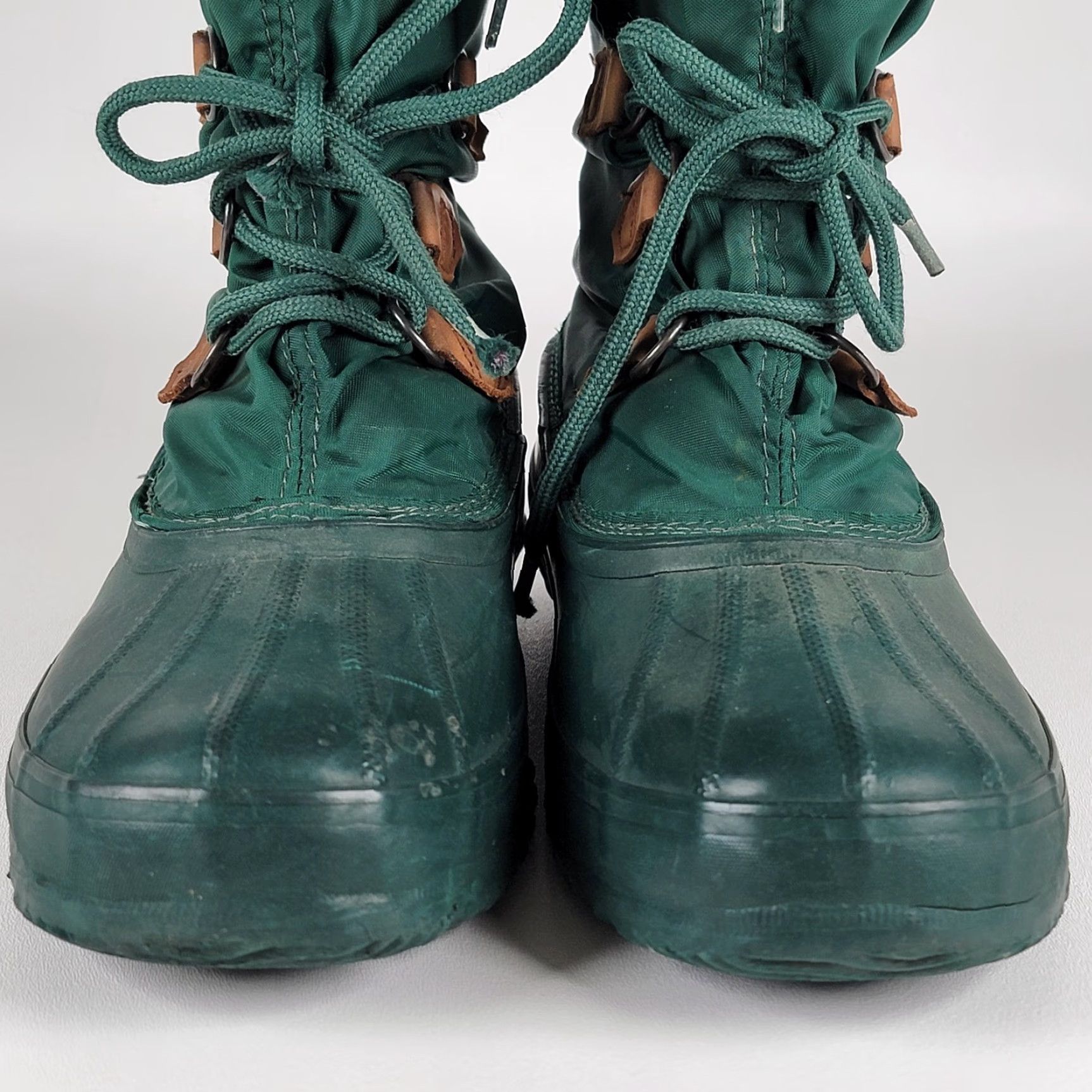 SOREL VINTAGE Sorel Snowlion Tall Green Women’s Snow Boot 9 Canada Felt Liners Mid-Calf Lace Up Insulated Size US 9 / IT 39 - 3 Thumbnail