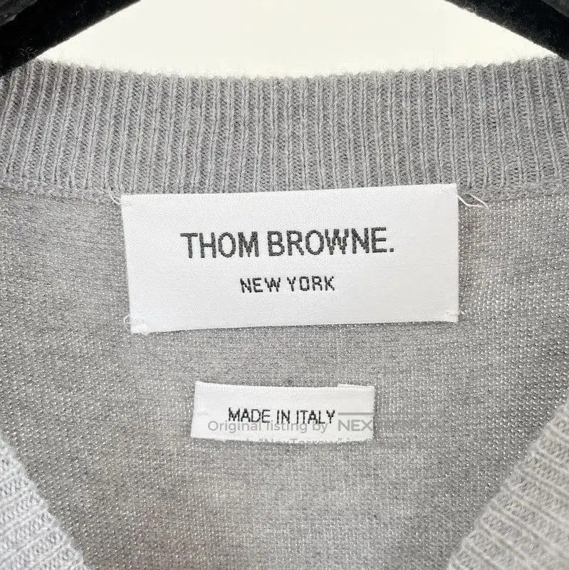Thom Browne Thom Browne Gray Cotton Striped Long Sleeve Sweater . Size M / US 6-8 / IT 42-44 - 6 Thumbnail