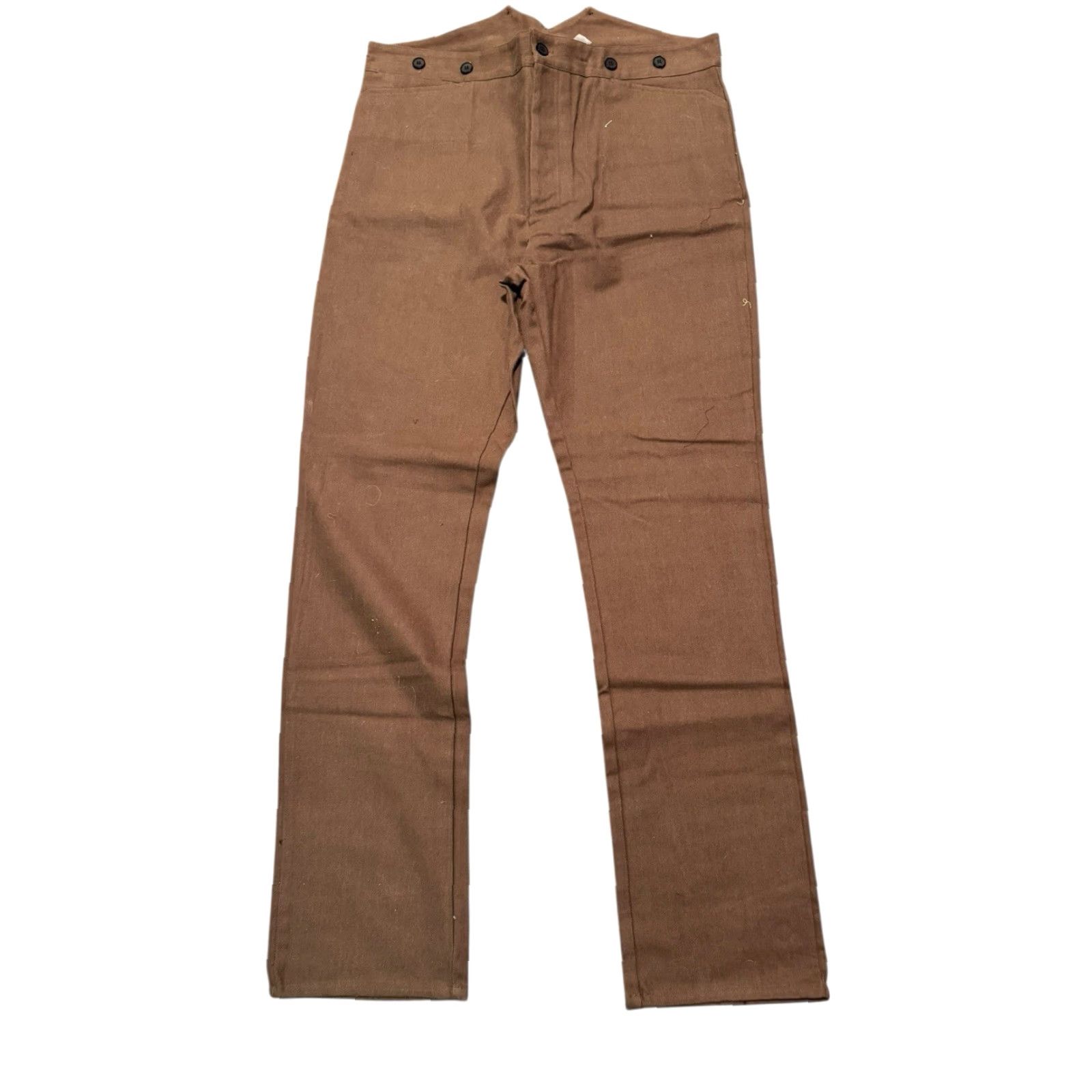 Vintage Frontier Classics Pants Gunfighter CM834 NWT 44 Brown Cotton Old West Mens Size US 44 / EU 60 - 2 Thumbnail
