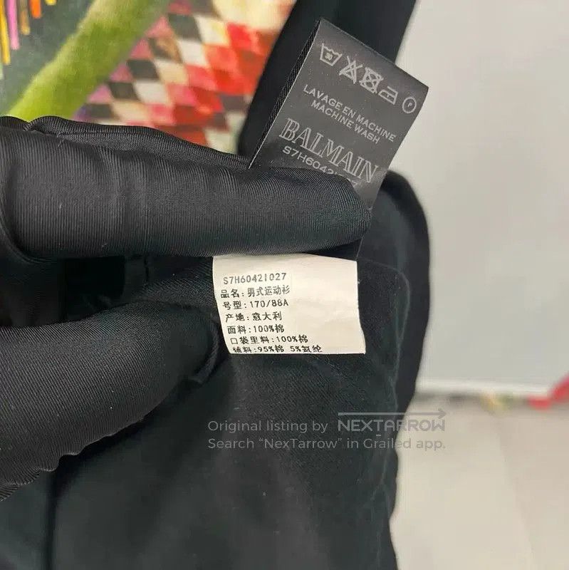 Balmain Balmain Men's Black Long Sleeve Spring Autumn Jacket . Size US XS / EU 42 / 0 - 5 Thumbnail