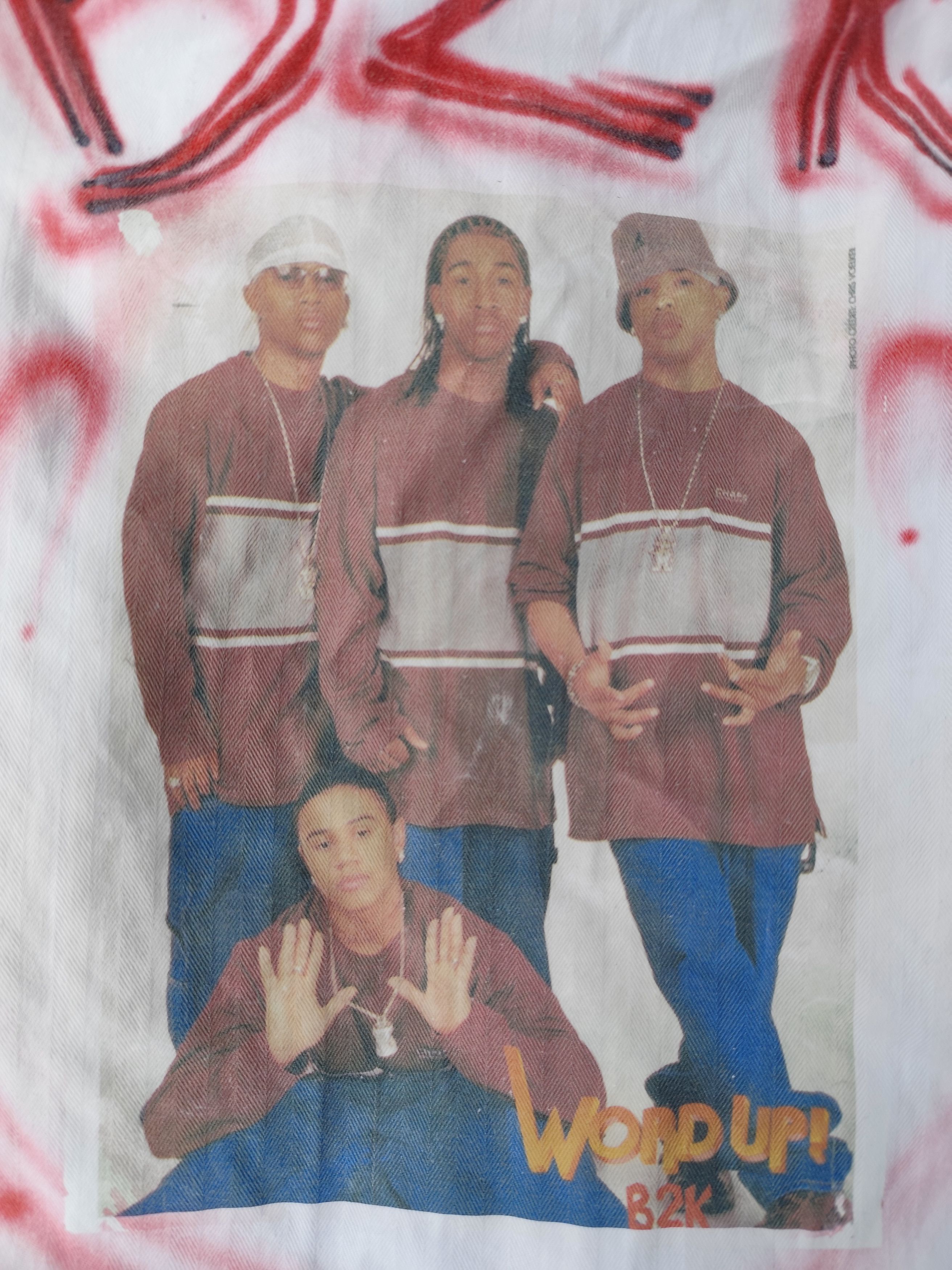 Rap Tees Vintage Rap B2K Overalls Photo Credit Chris Voelker Size US 33 - 5 Thumbnail