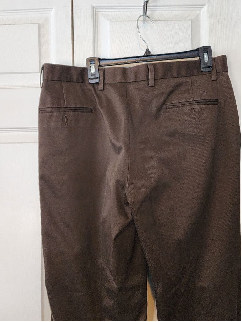 Dockers Dockers Brown Dress Pants 36 W, 34 L Size US 36 / EU 52 - 4 Thumbnail
