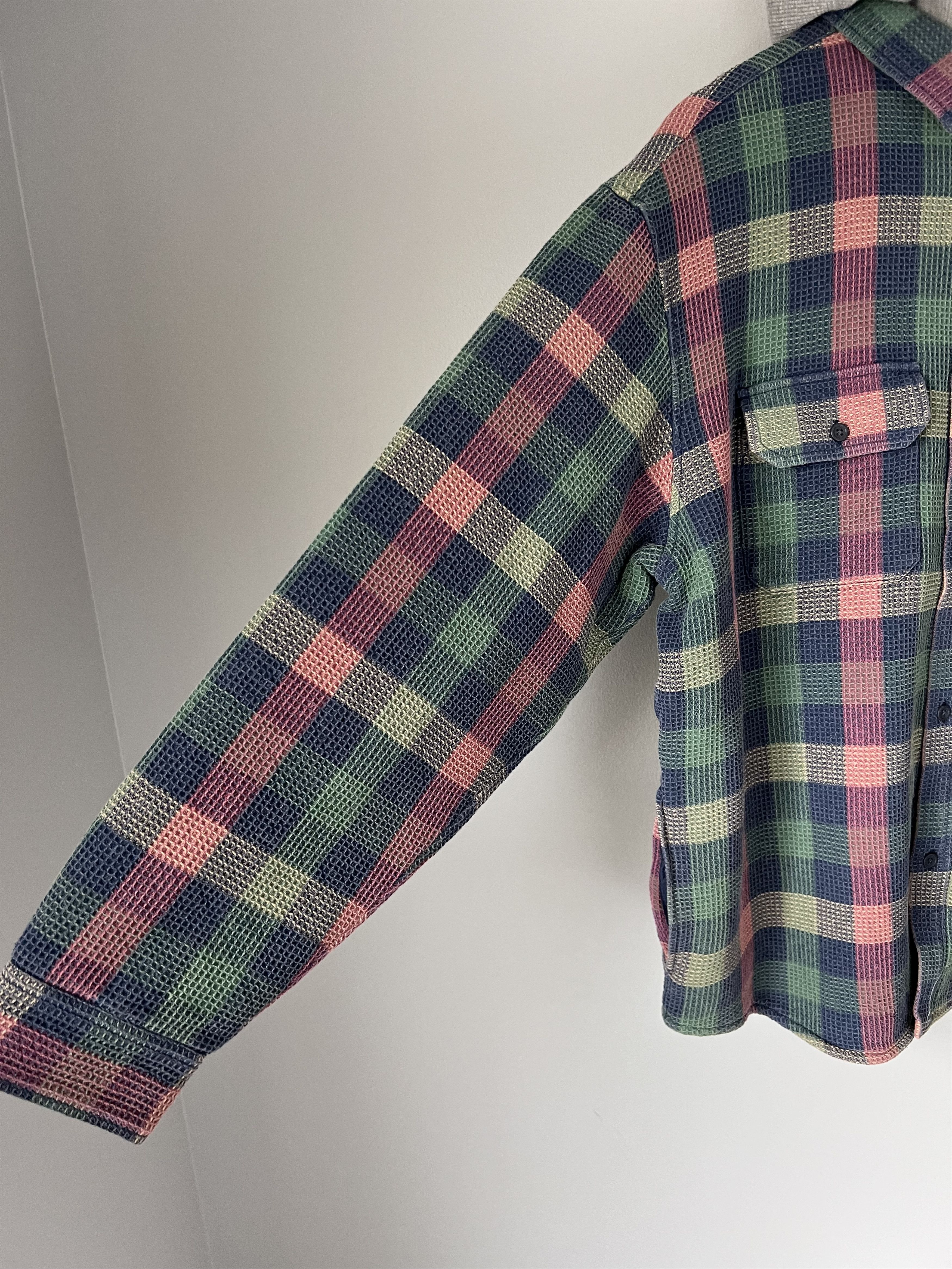 Supreme Supreme Waffle Plaid Hooded Shirt in Mulitcolor Size US L / EU 52-54 / 3 - 4 Thumbnail