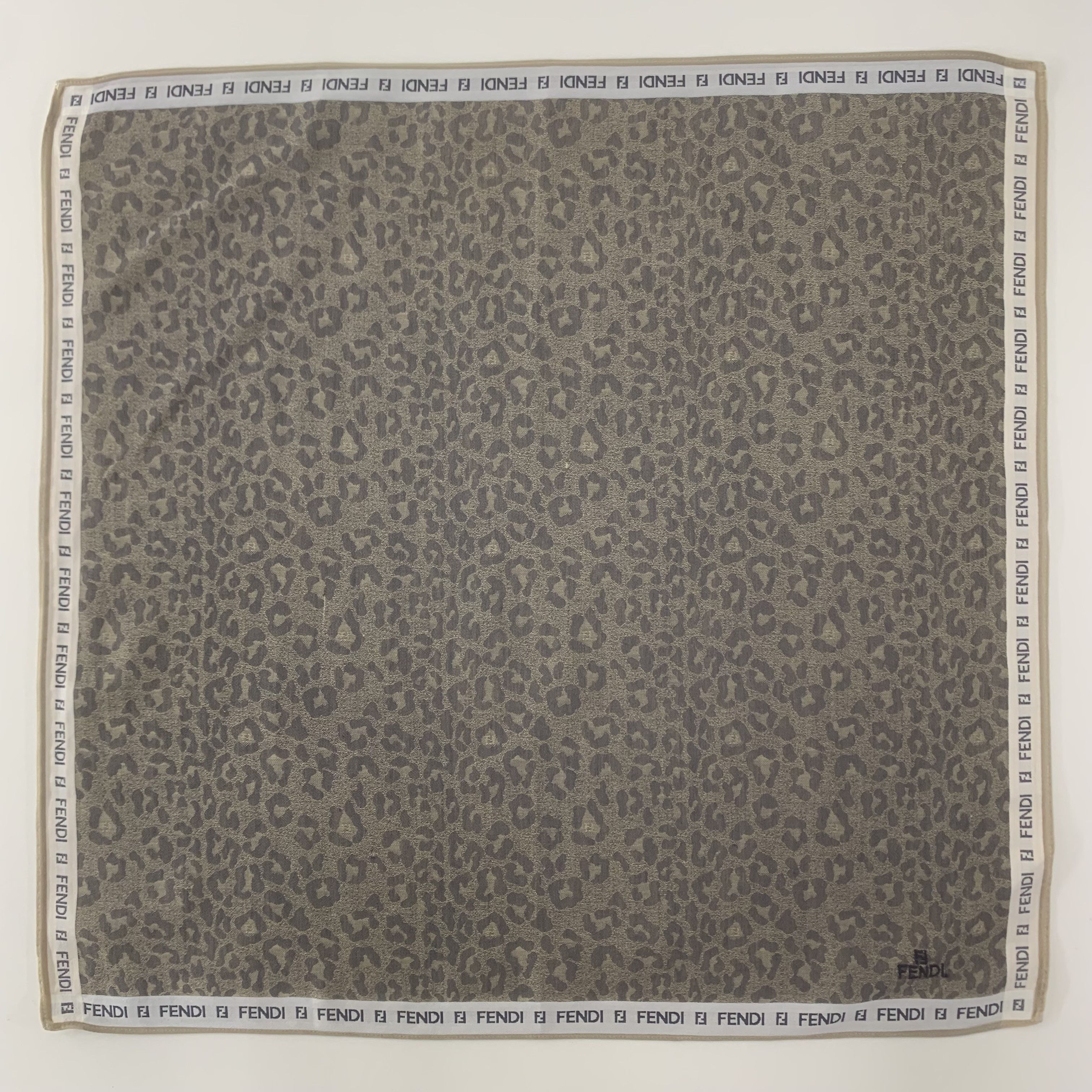 Vintage Fendi Handkerchief Bandana Neckerchief Pocket Square TB1120 Size ONE SIZE - 2 Thumbnail