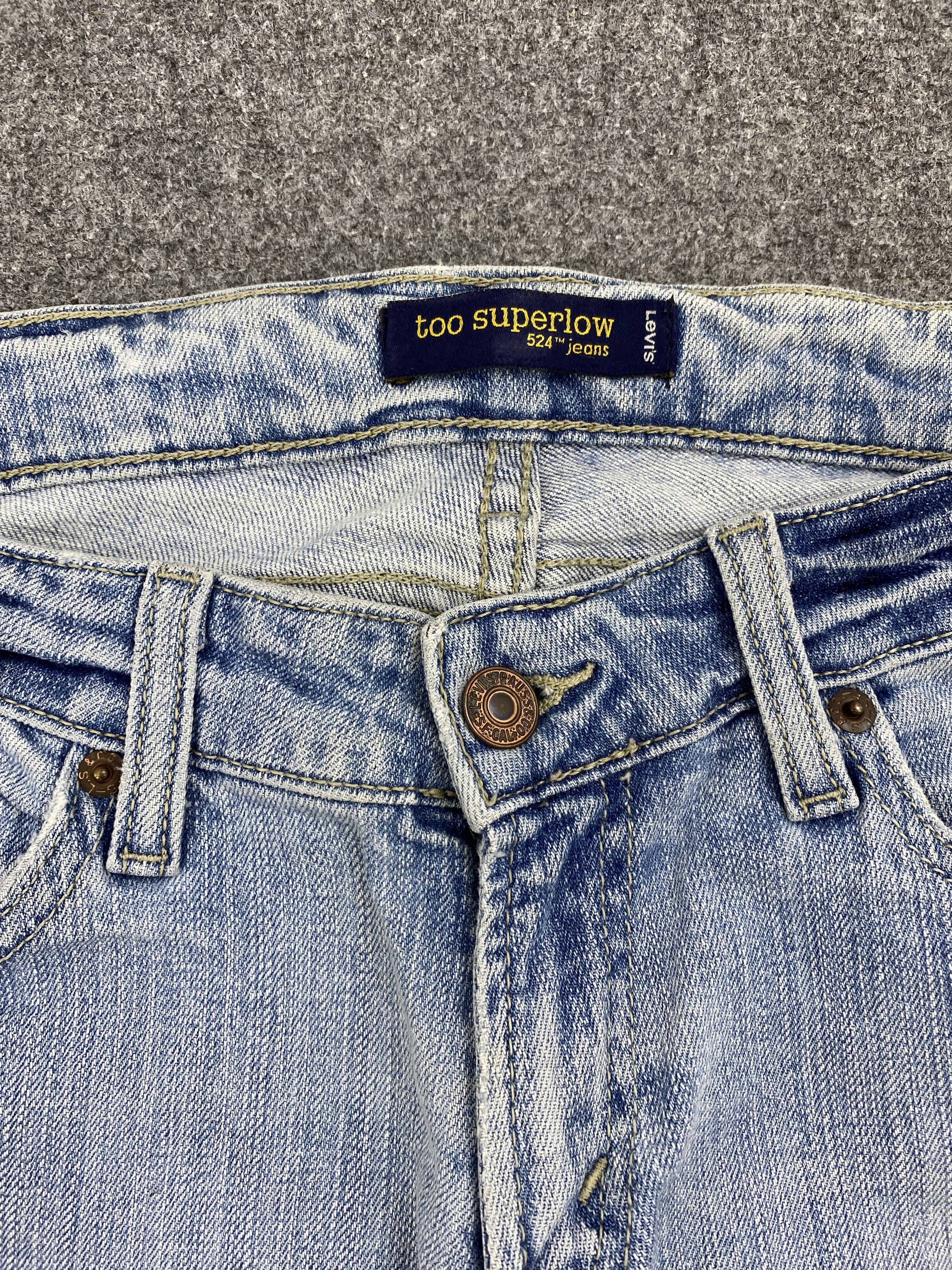 Levi's × Vintage Vintage Levis 524 Low Bootcut Denim Jeans Size US 30 / EU 46 - 8 Thumbnail