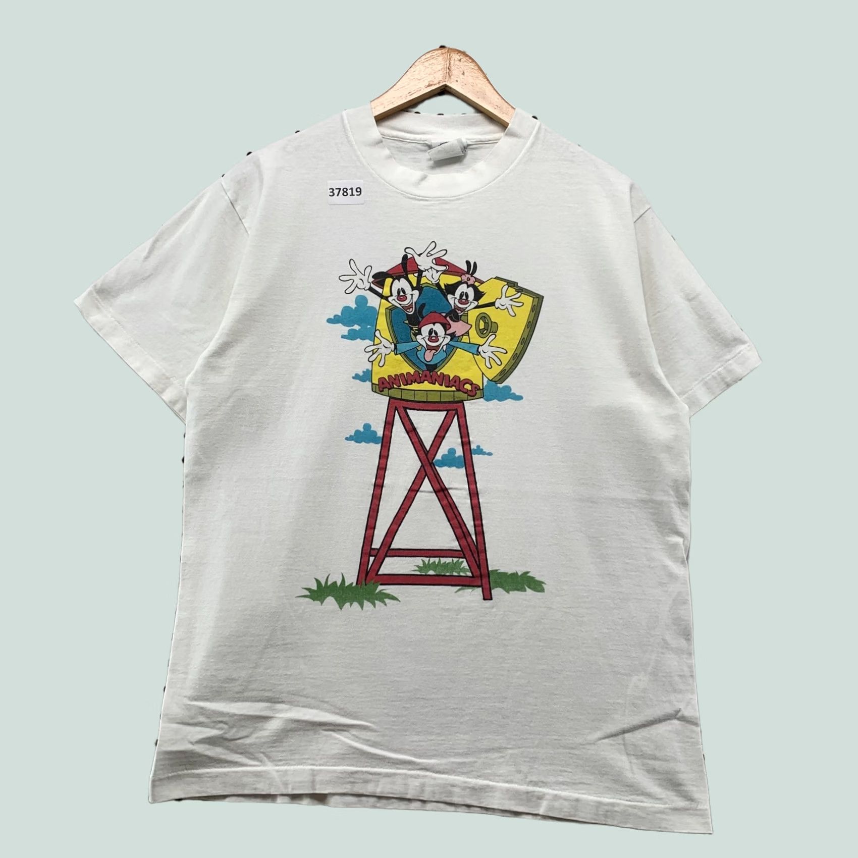 Vintage VINTAGE Animaniacs Shirt Mens XL White RARE WB Graphic USA 90s Size US XL / EU 56 / 4 - 1 Thumbnail