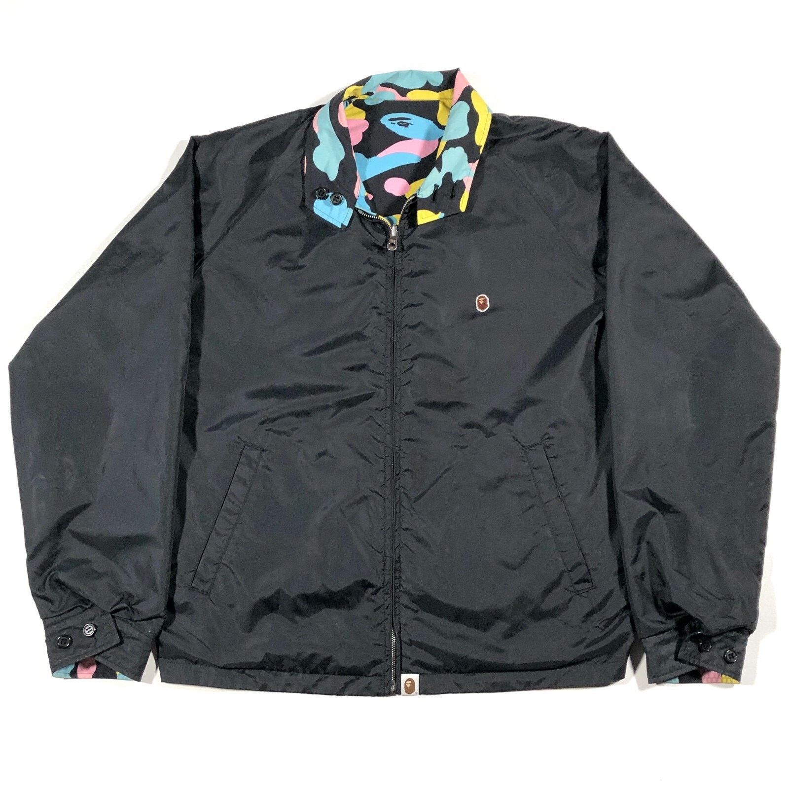 Bape × Vintage Vintage Bape Cotton Candy Camo Reversible Coach Jacket Size US M / EU 48-50 / 2 - 7 Thumbnail