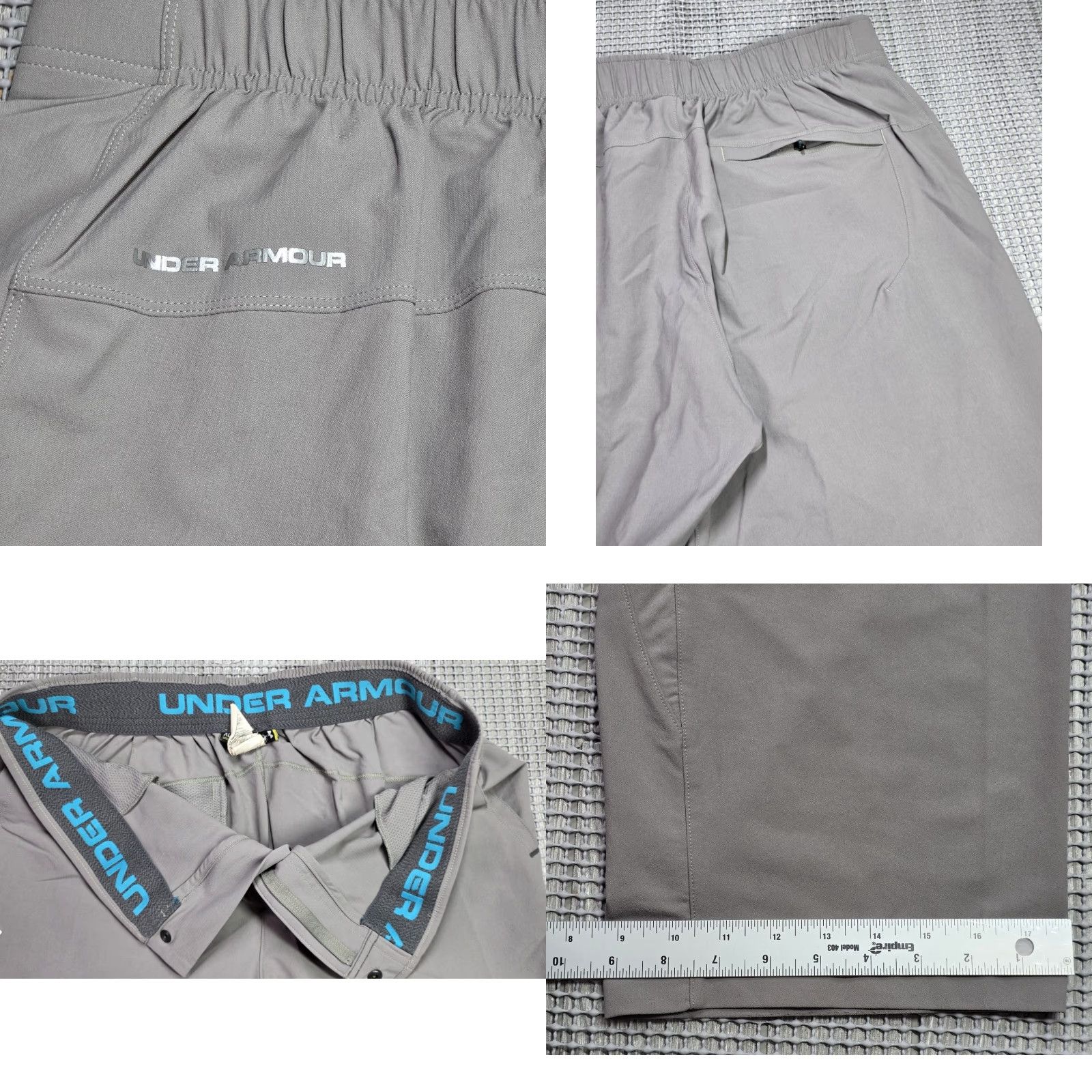 Under Armour Under Armour Pants Mens XL 36x31 Gray Performance Chino Golf Stretch Tech Size US 36 / EU 52 - 8 Thumbnail