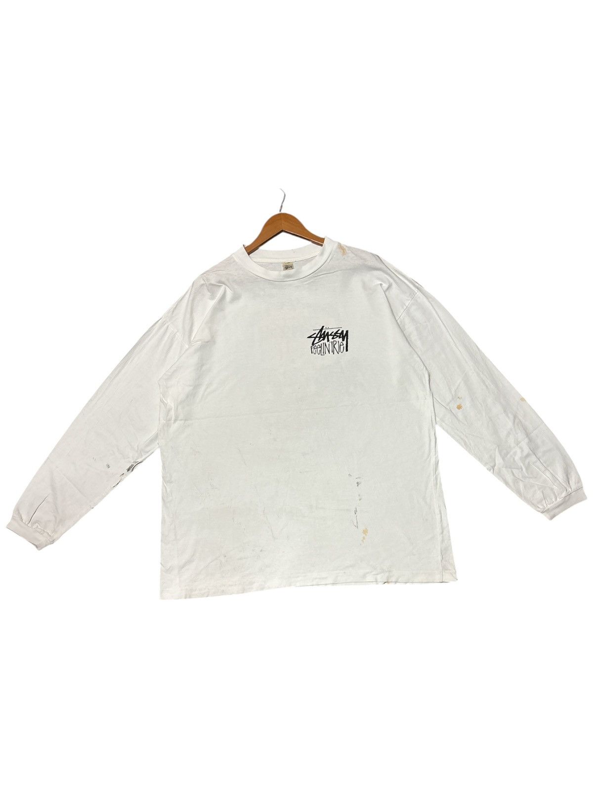 Stussy 💥RARE💥VINTAGE STUSSY FEELIN IRIE LONGSLEEVE 🔥 Size US XL / EU 56 / 4 - 9 Thumbnail