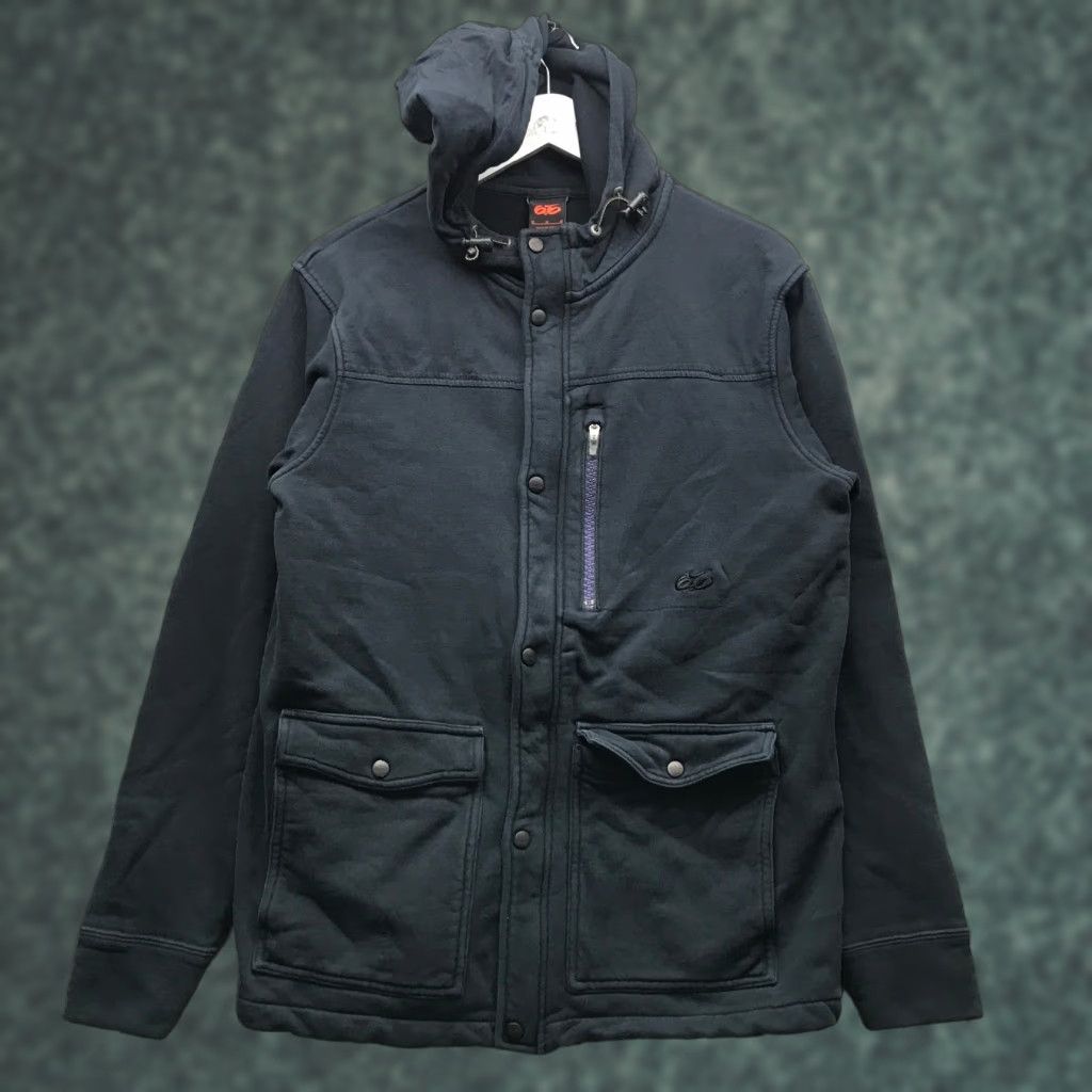 Nike SB Jacket Men Medium Casual Cotton Full-Zip Snap Pockets