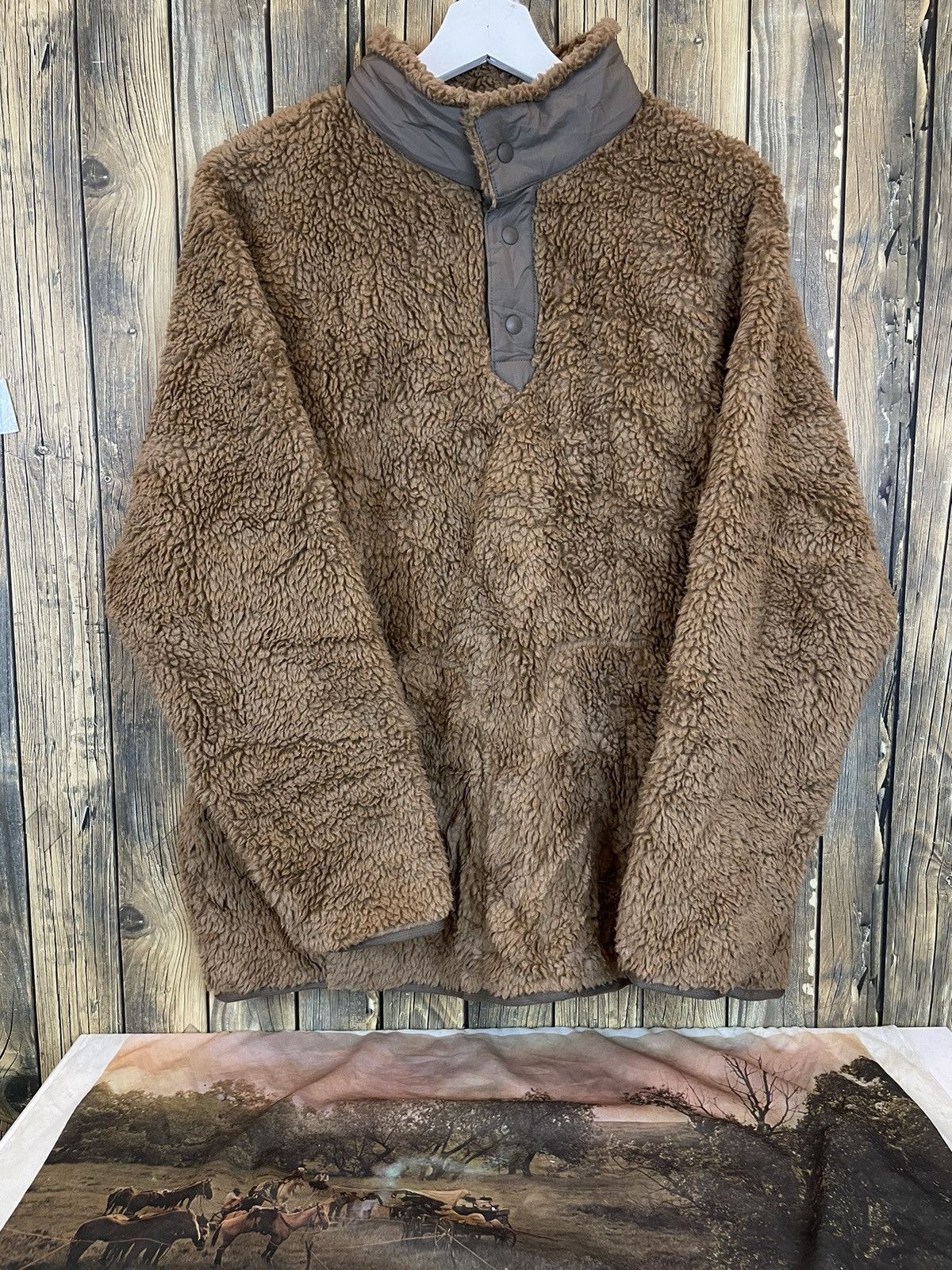 🔥 Uniqlo brown Mohair Fleece 🔥