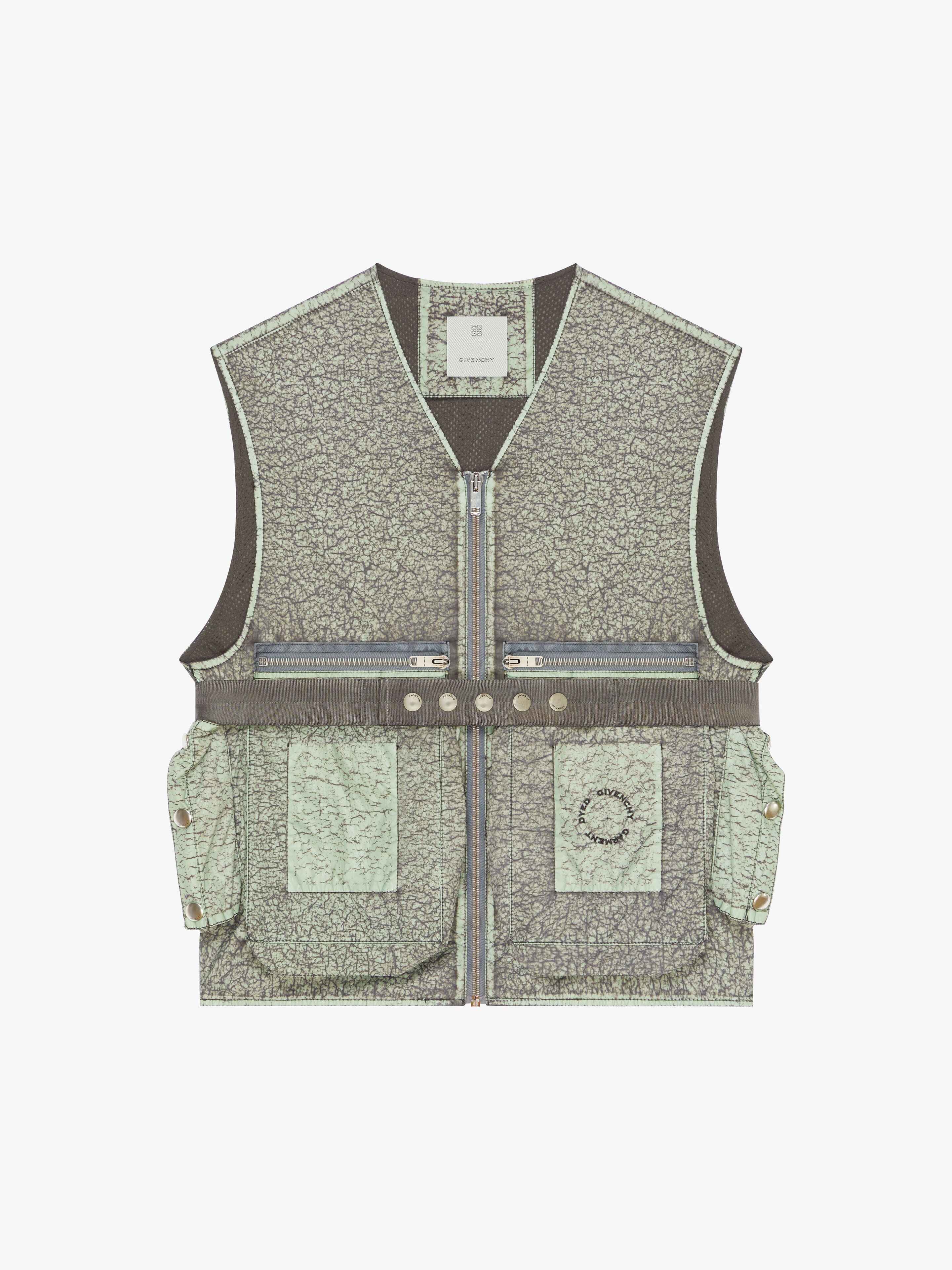 Givenchy o1w1db10325 Radio Vest in Medium Grey Size US L / EU 52-54 / 3 - 1 Thumbnail