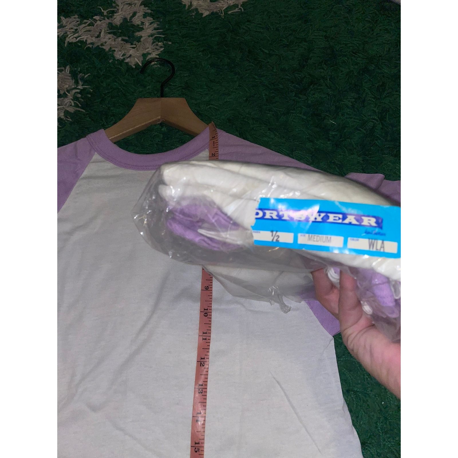 Other Women's Sportswear White Purple Crop Top Blank Shirt Tee M Size M / US 6-8 / IT 42-44 - 8 Thumbnail