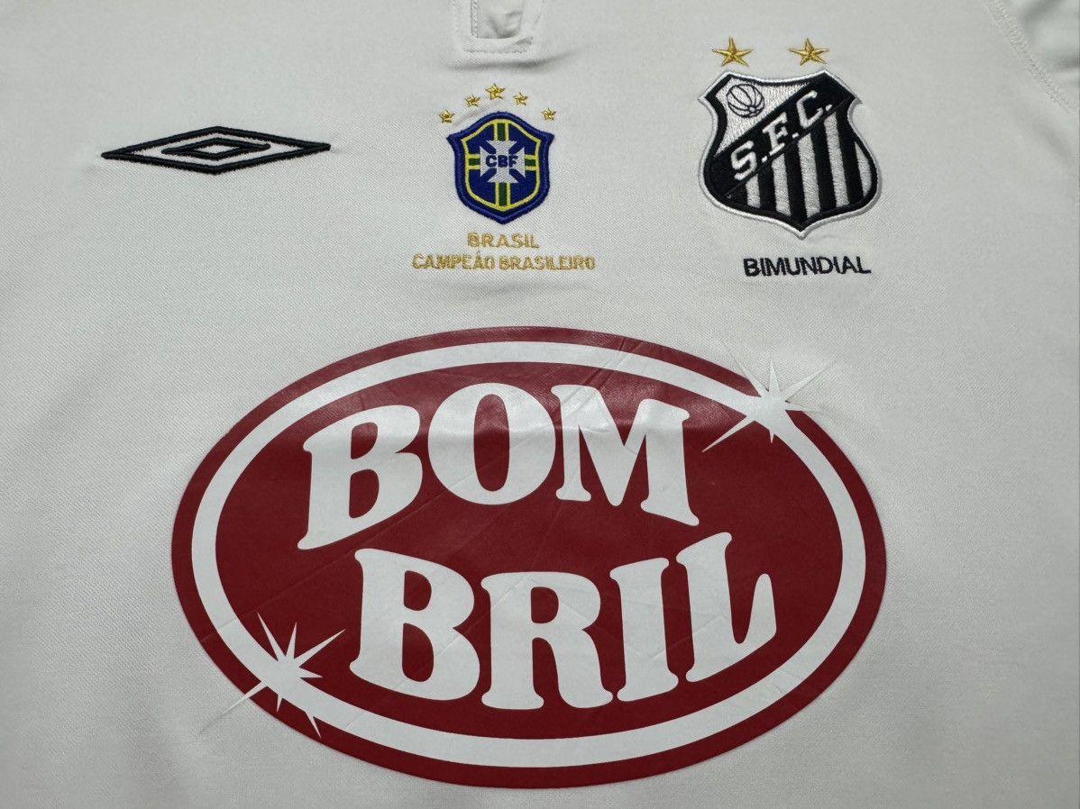 Umbro Vintage Santos FC Home 2002-2003 Jersey Robinho Size US M / EU 48-50 / 2 - 9 Thumbnail