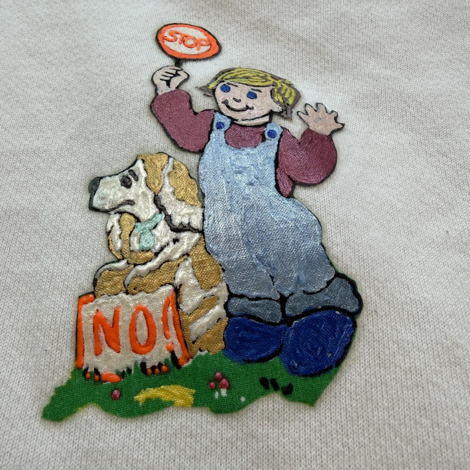 Other Vintage 90s Earth Day Environmentalist Sweatshirt Eco Patch Size US M / EU 48-50 / 2 - 12 Thumbnail