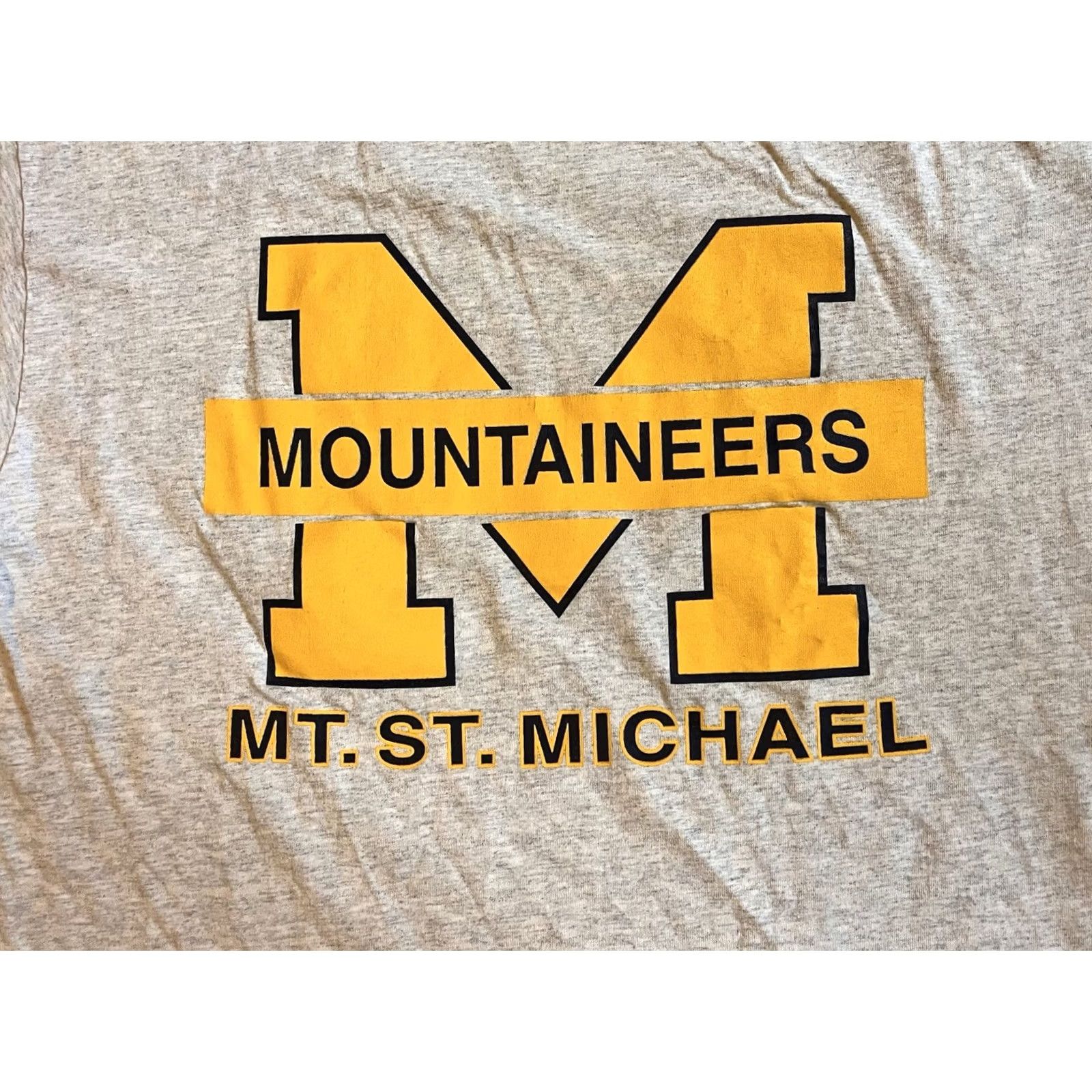 Champion VINTAGE Champion Mt. St. Michael Mountaineers Shirt Mens XL Grey Bronx 90s Size US XL / EU 56 / 4 - 3 Thumbnail