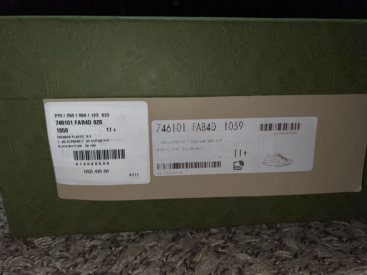 Gucci Gucci GG Rhyton Green Black Size US 11.5 / EU 44-45 - 13 Thumbnail